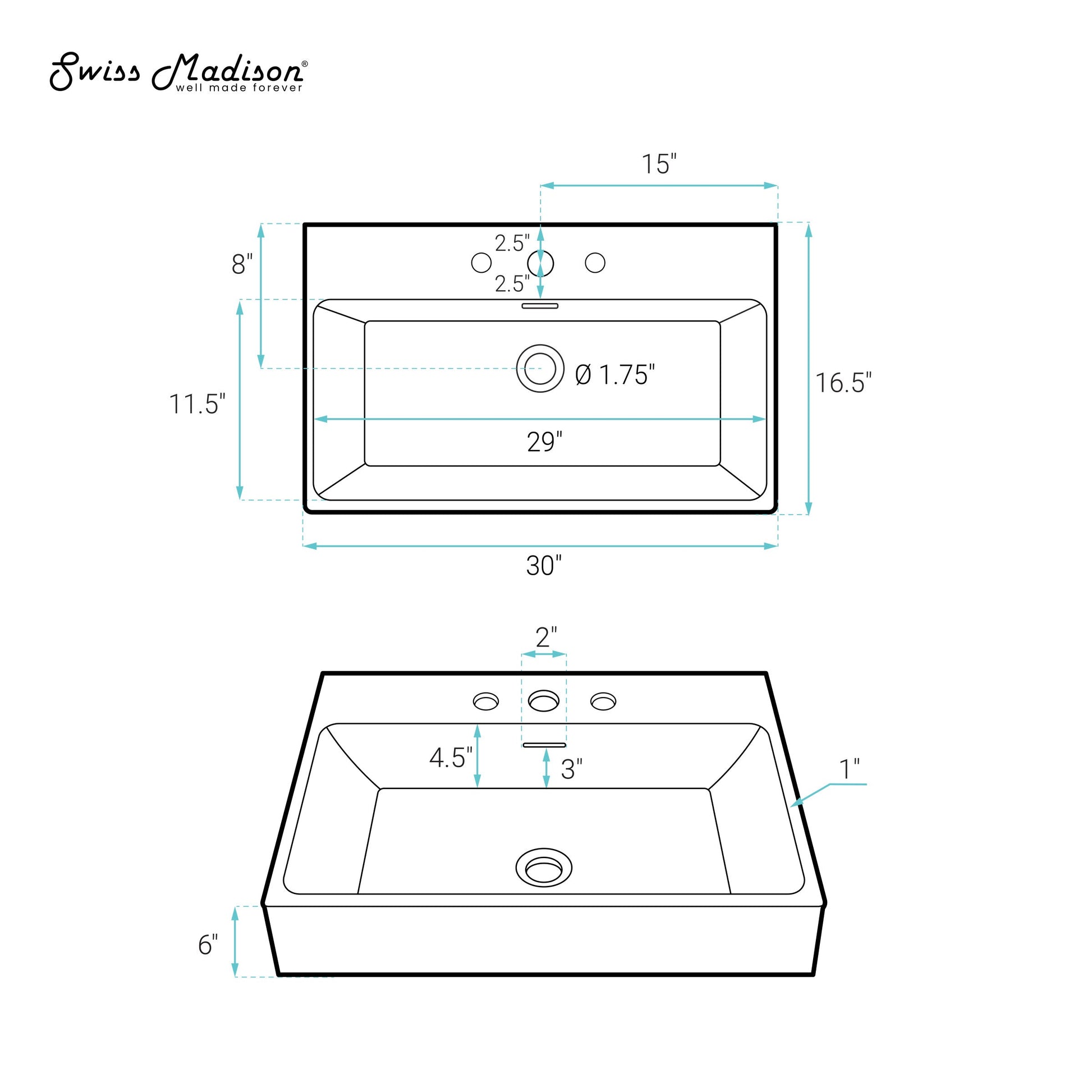 White / 3-Hole