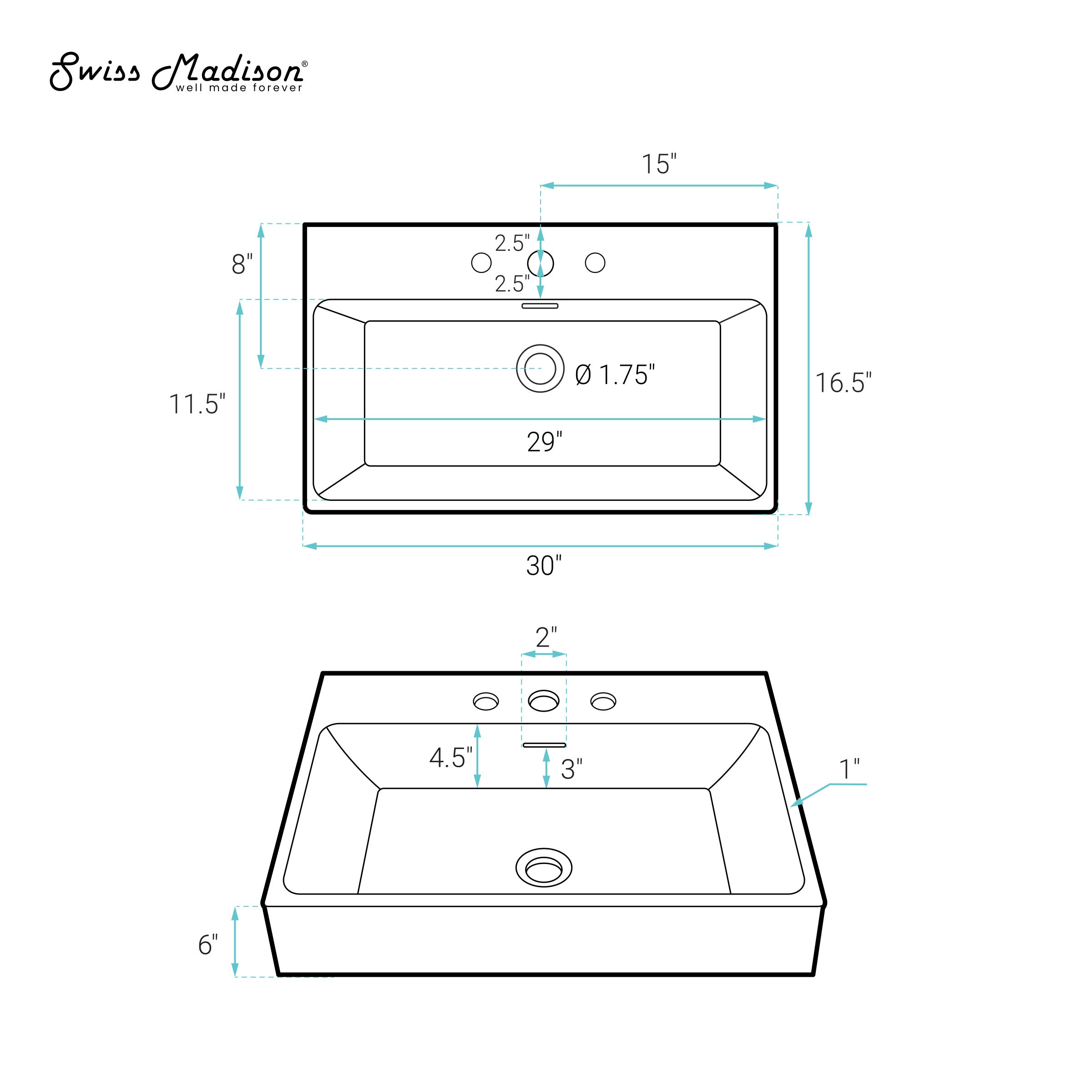 White / 3-Hole