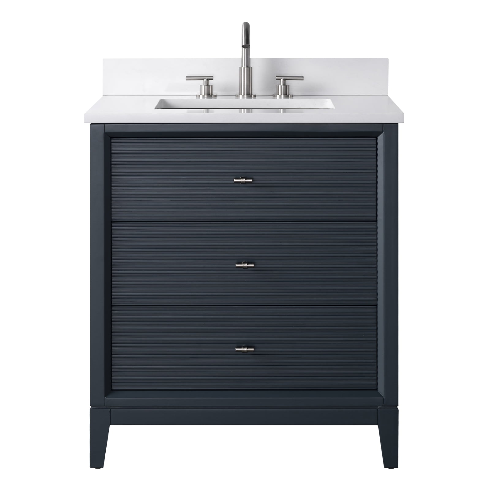 Linear Vintage Spruce Blue / Brushed Nickel