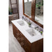 American Walnut / White Zeus - 3 Faucet Holes