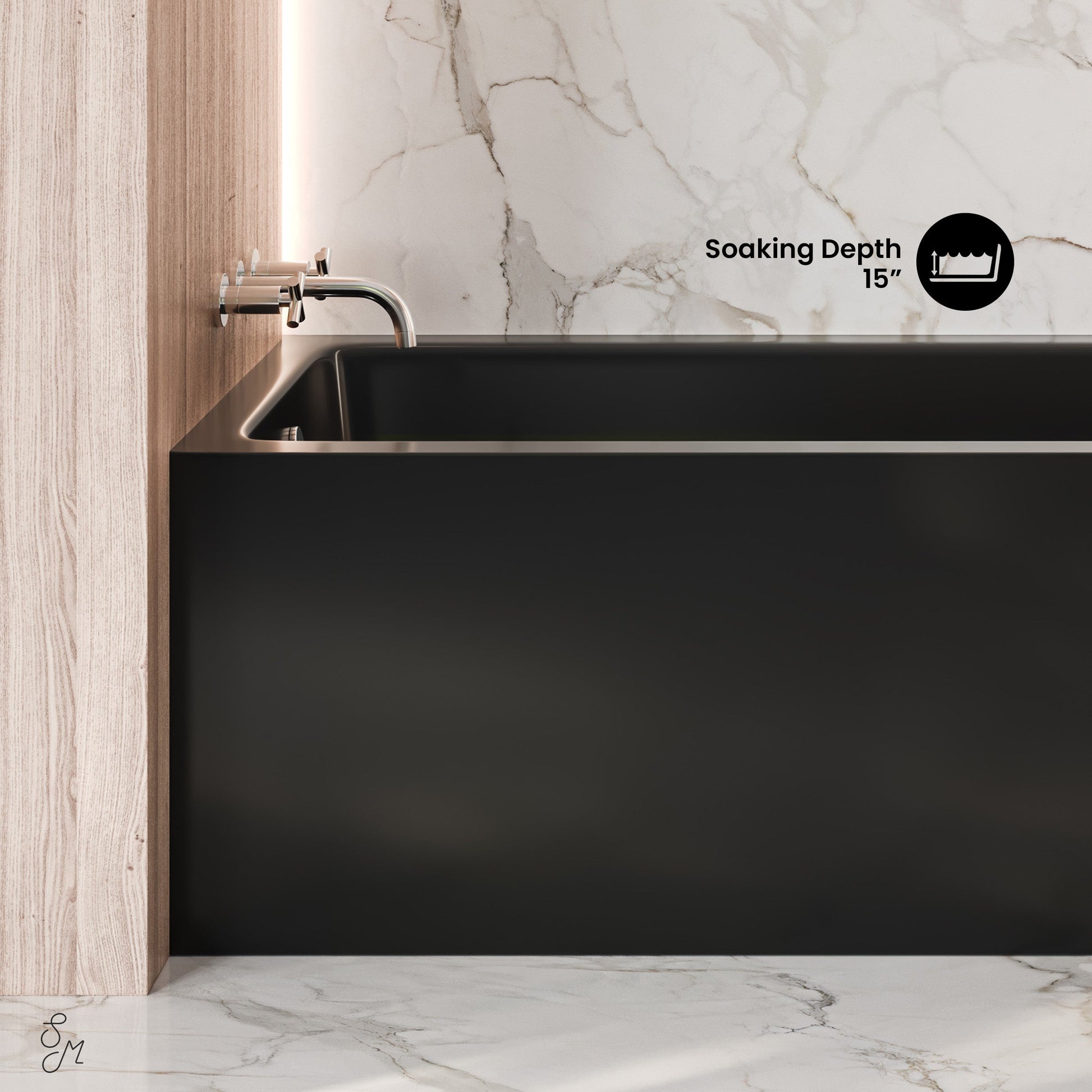 Glossy Black / Left