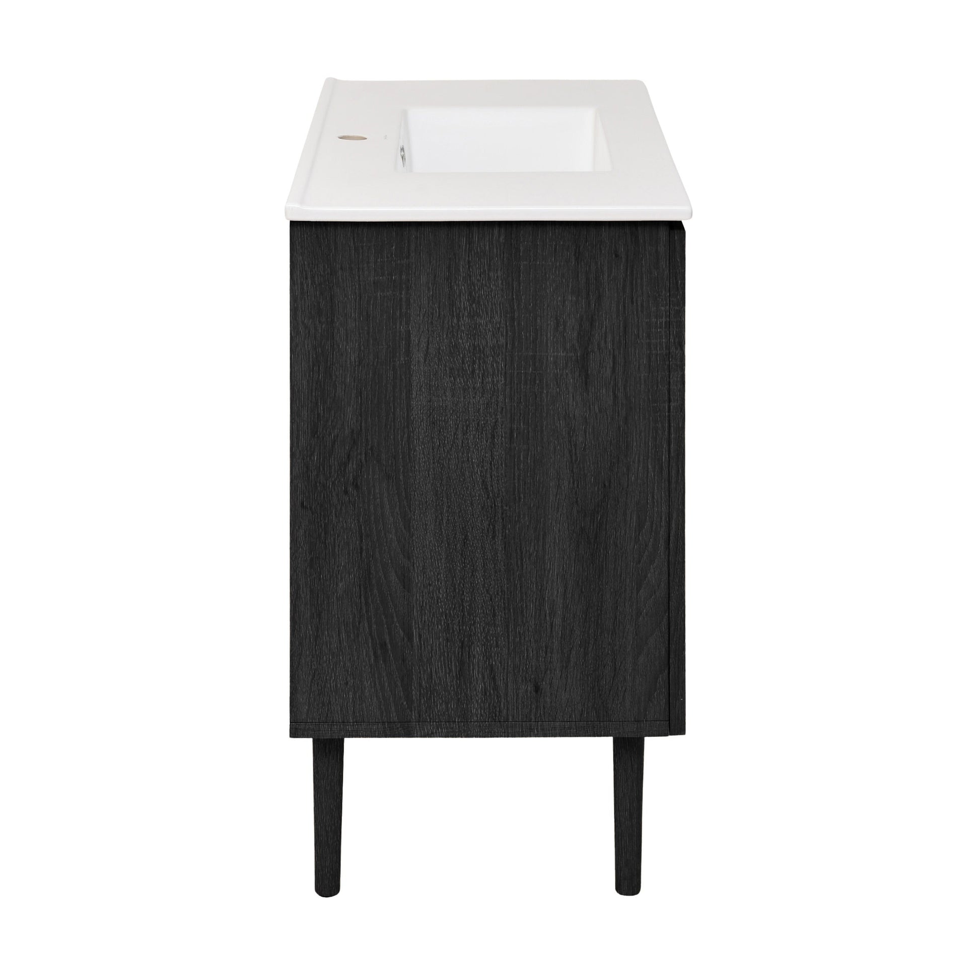 Black Oak / White / 1-Hole