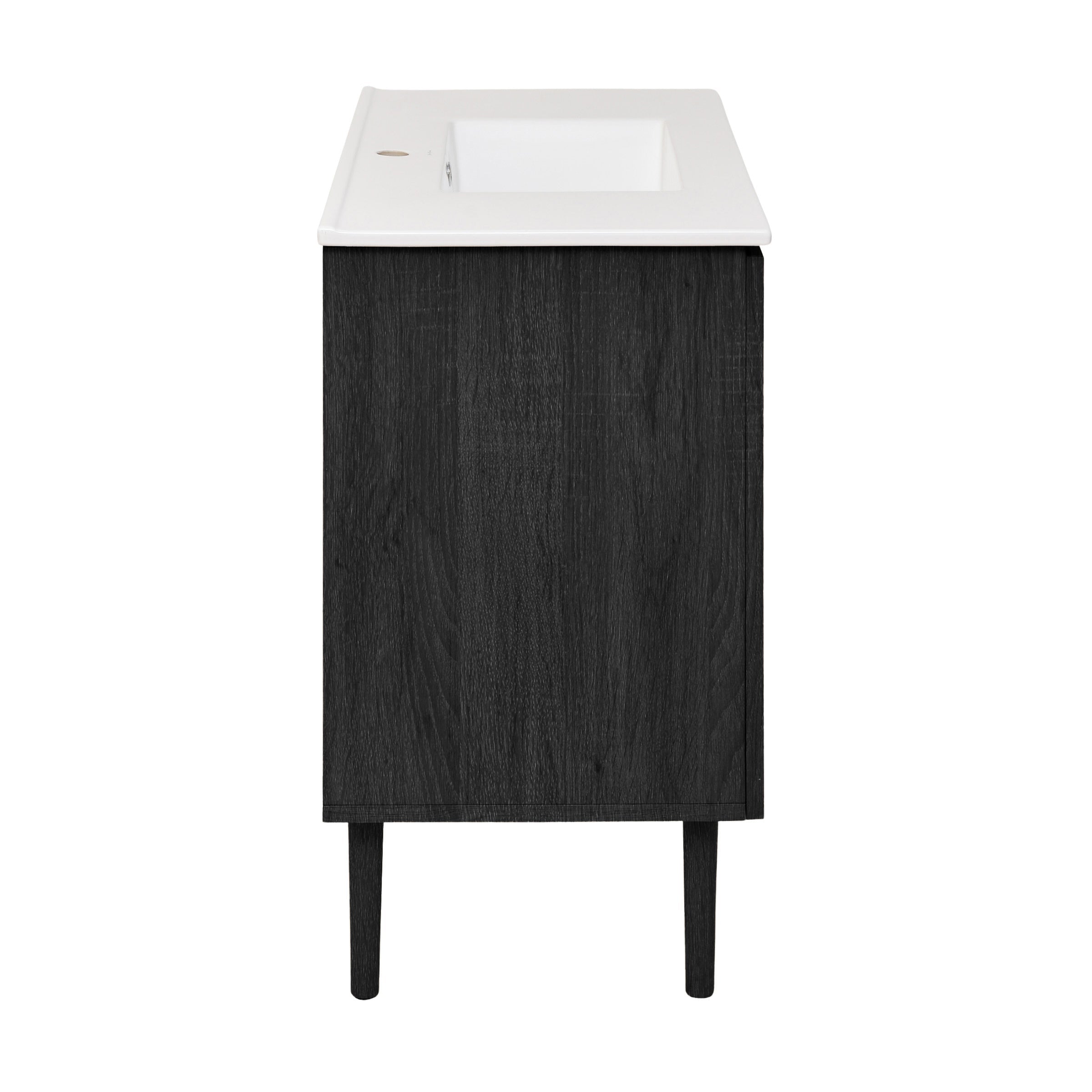 Black Oak / White / 1-Hole