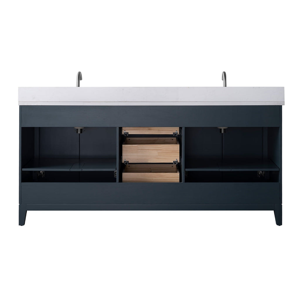 Linear Vintage Spruce Blue / Brushed Nickel