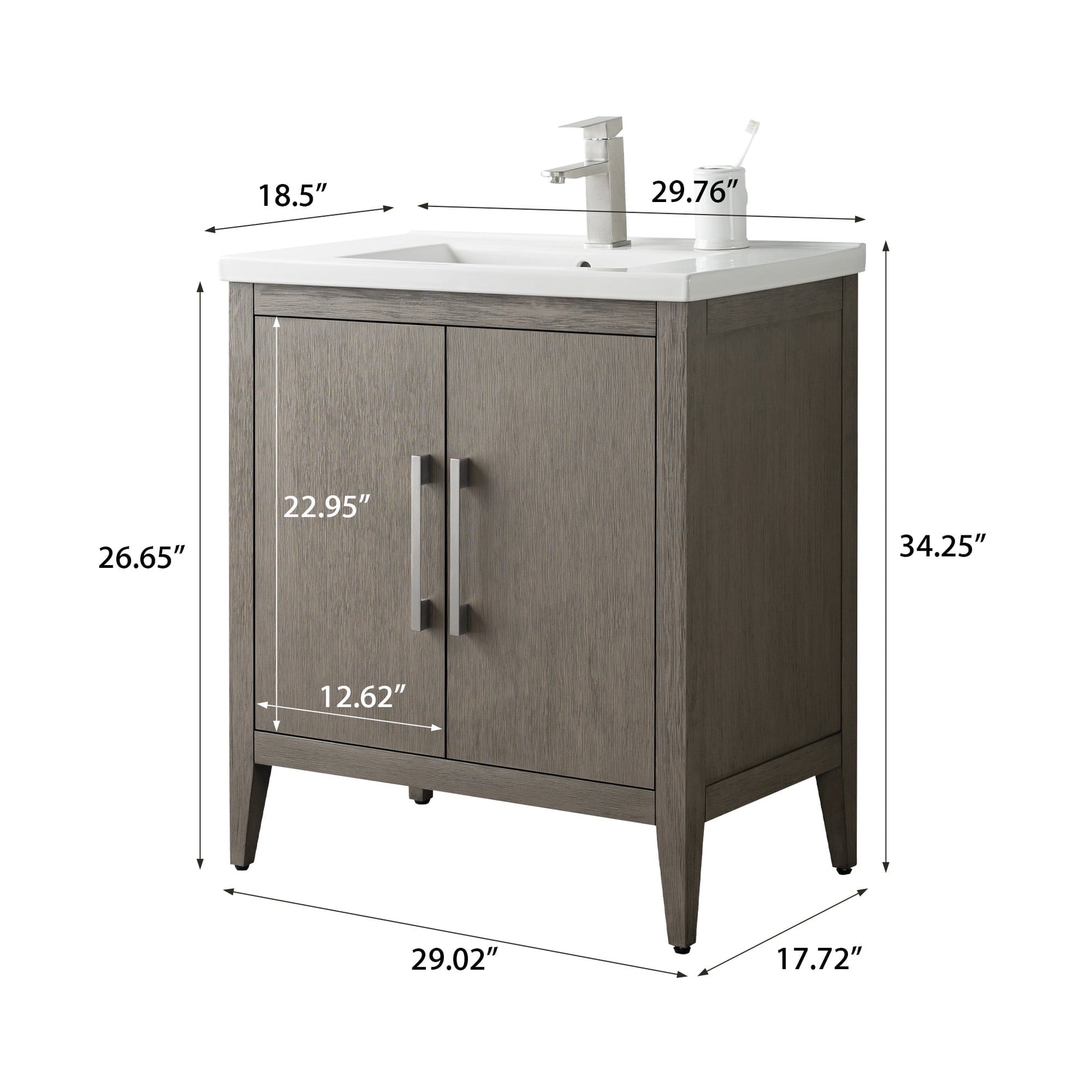 Driftwood Gray / Brushed Nickel