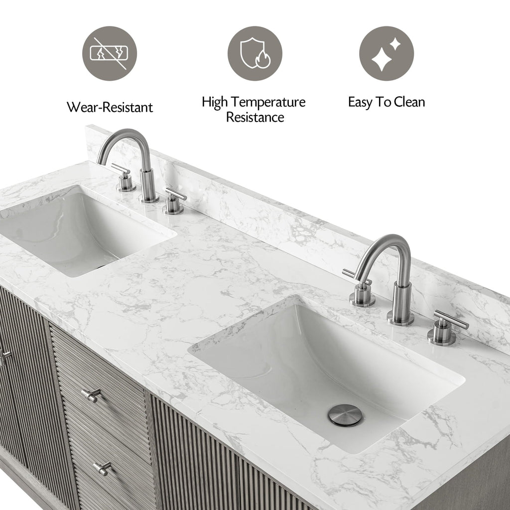 Linear Driftwood Gray / Brushed Nickel