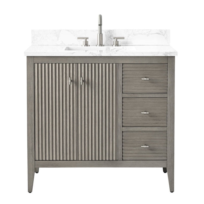 Linear Driftwood Gray / Brushed Nickel