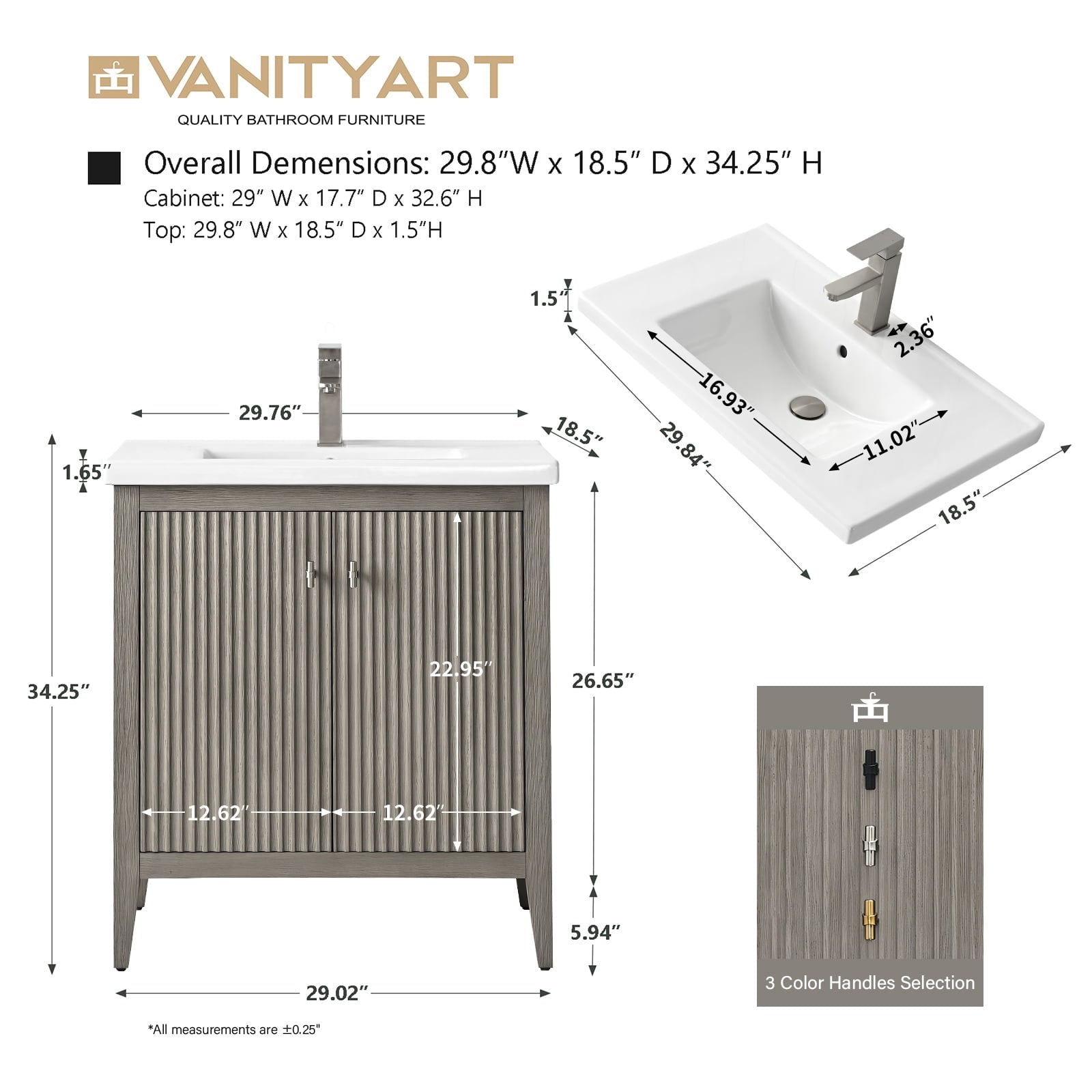 Driftwood Gray / Matte Black