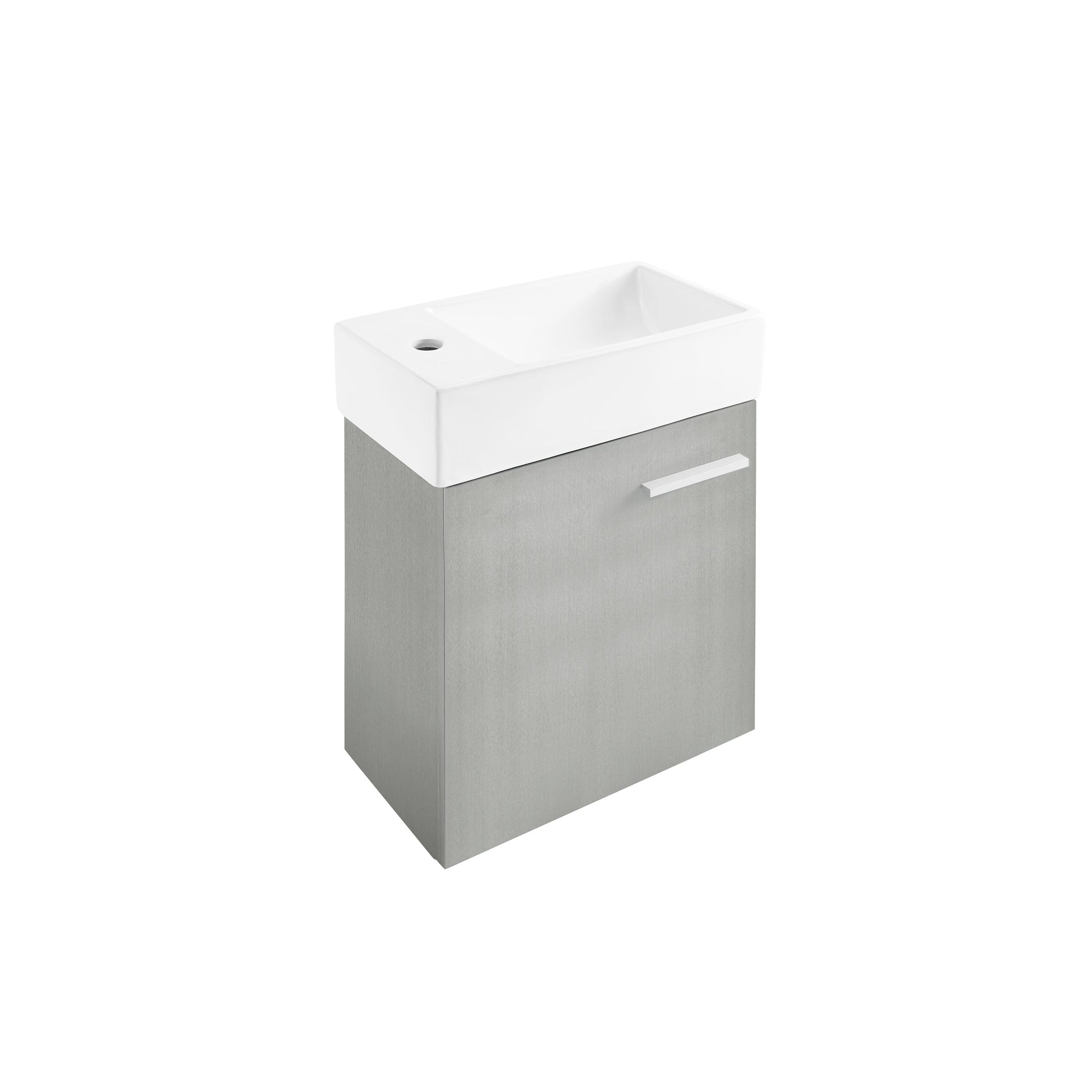 Gray / White / 1-Hole