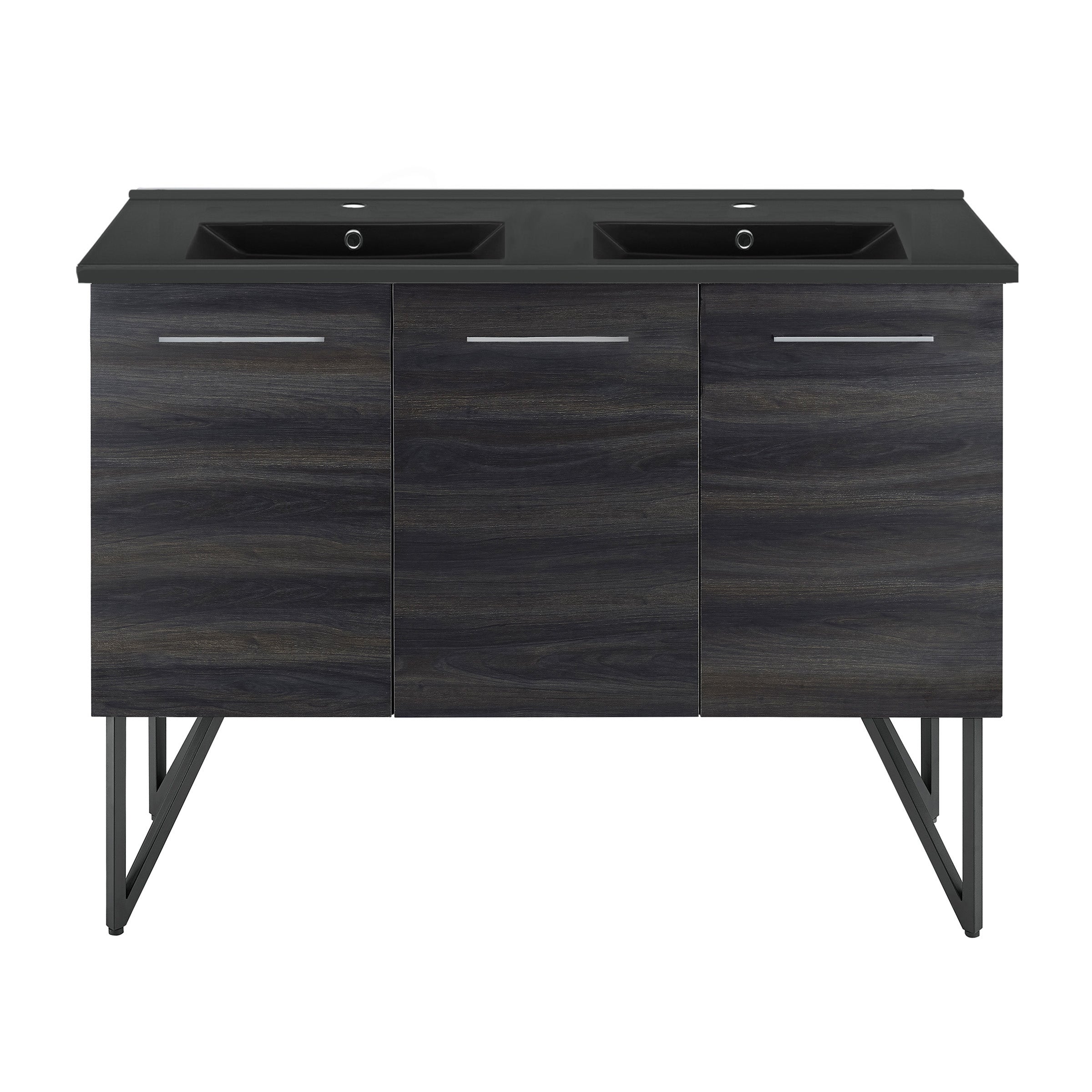 Black Walnut / Matte Black / 1-Hole