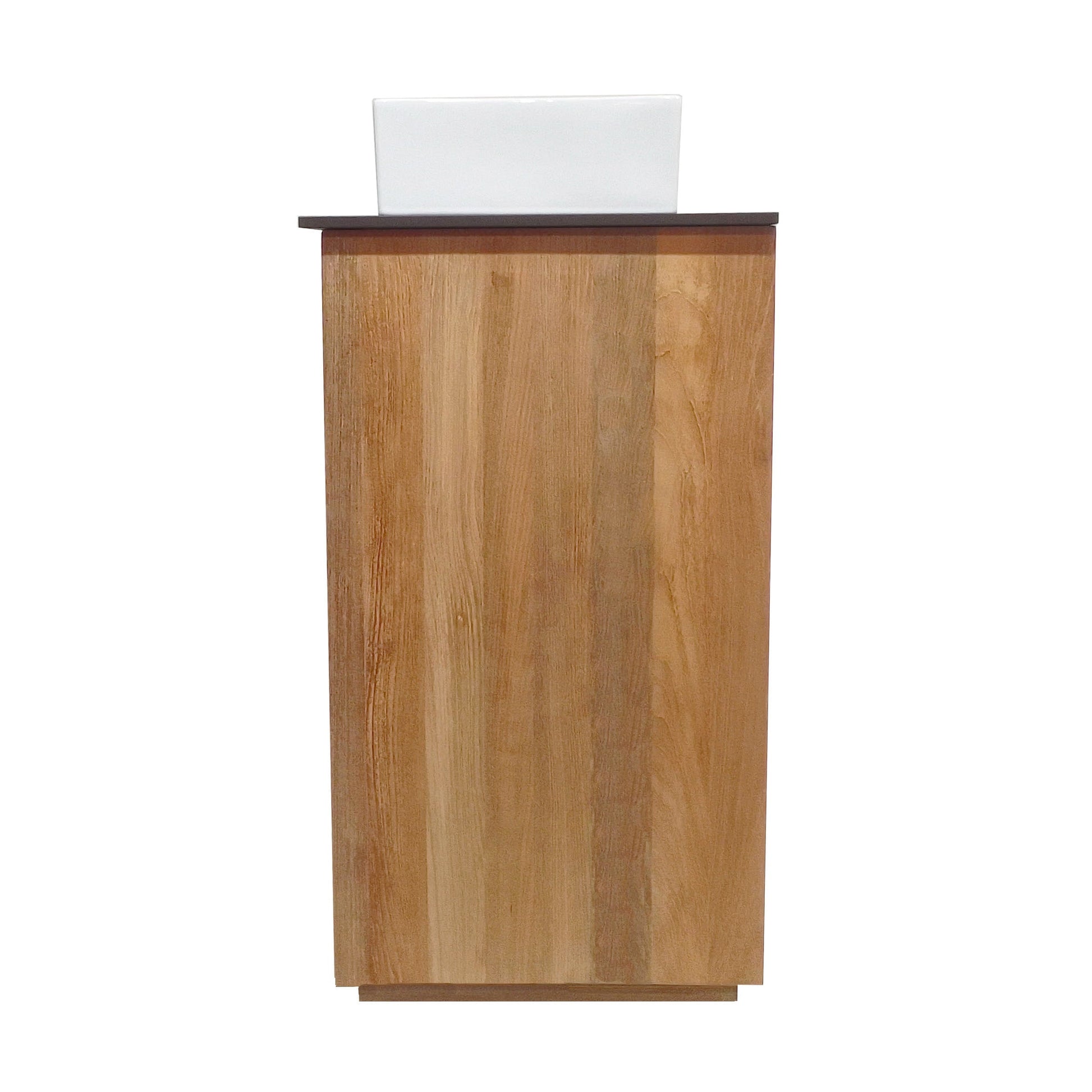 Natural Teak / White / 1-Hole