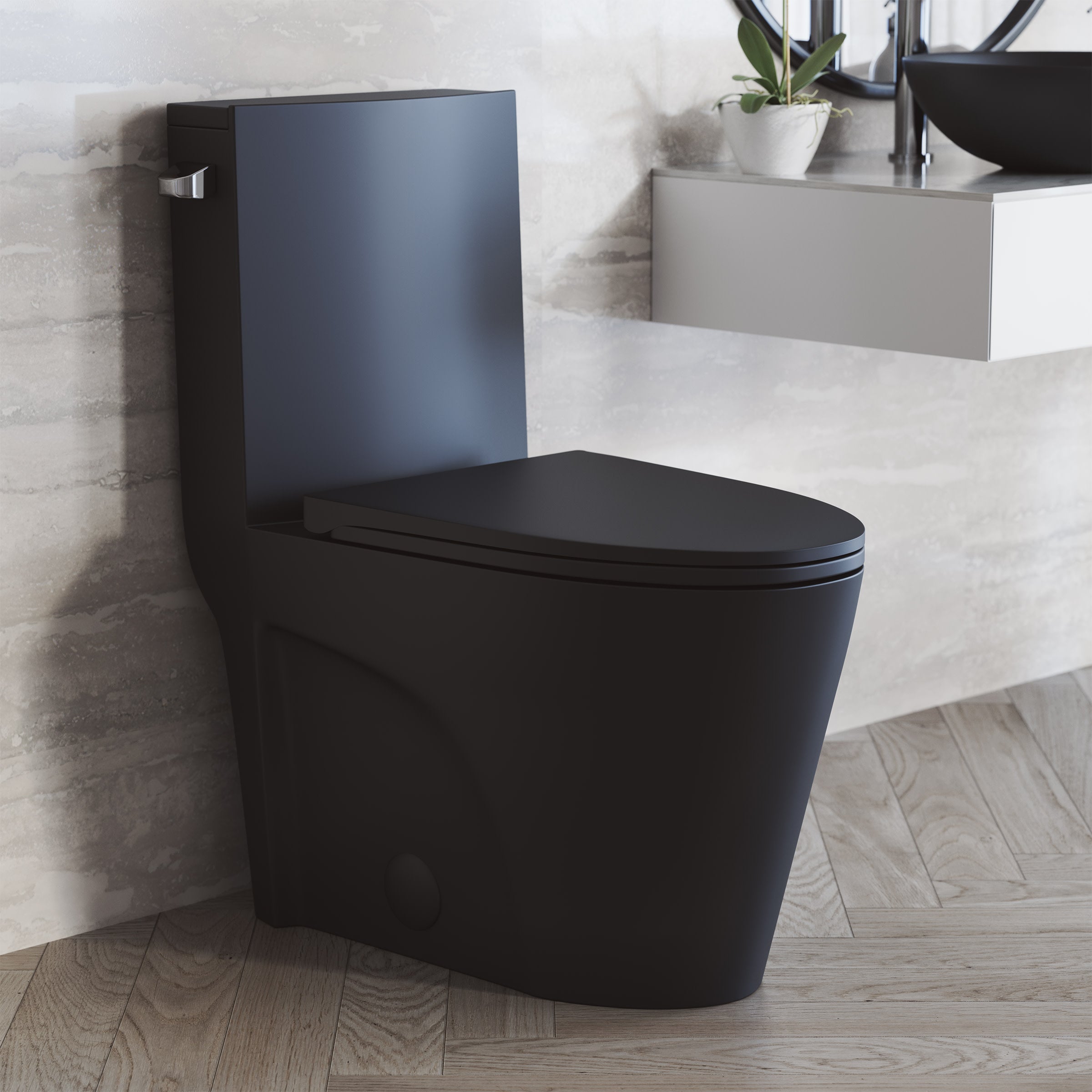 Matte Black / Single - Left / Chrome