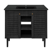 Black Oak / Black / 1-Hole