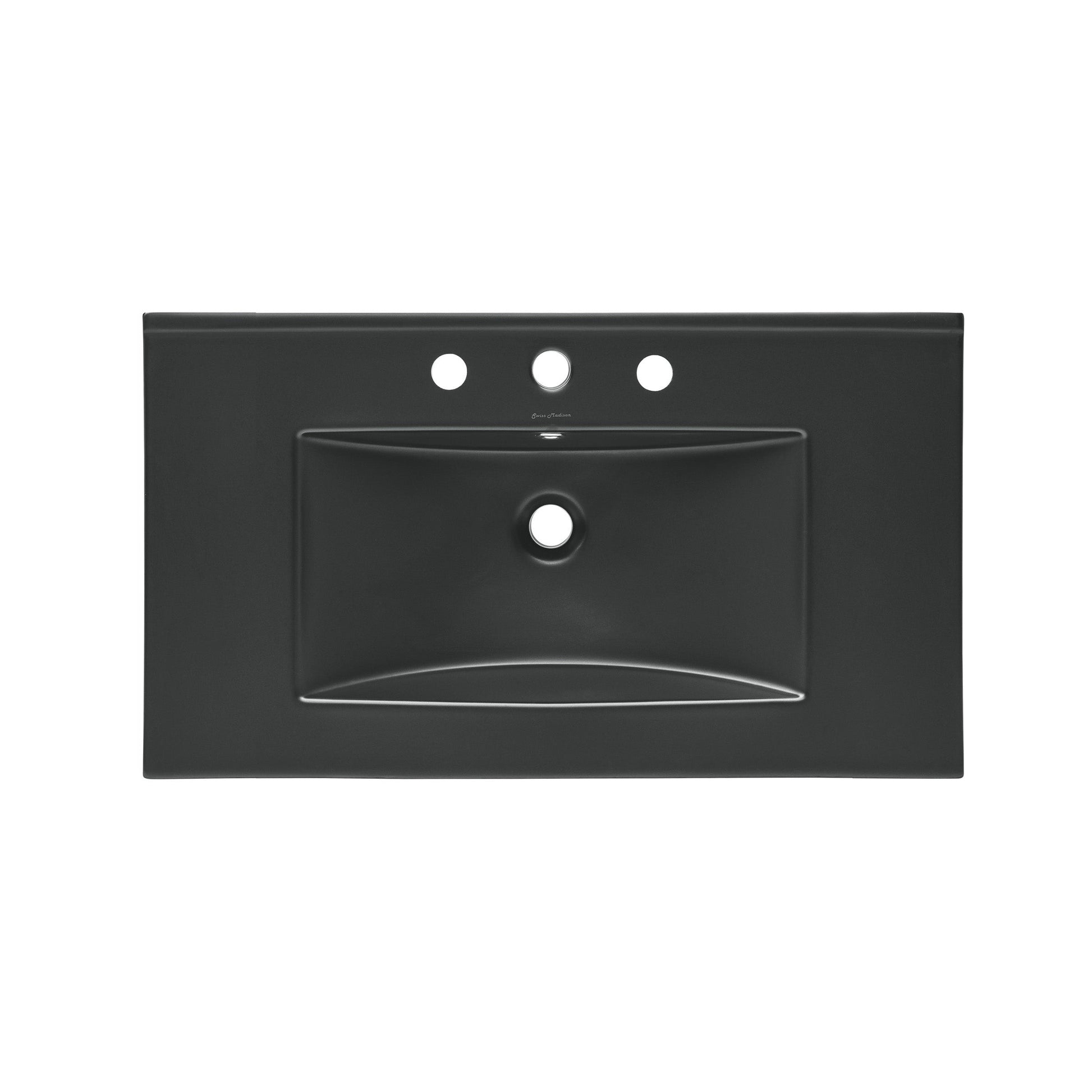 Matte Black / 3-Hole - Wide