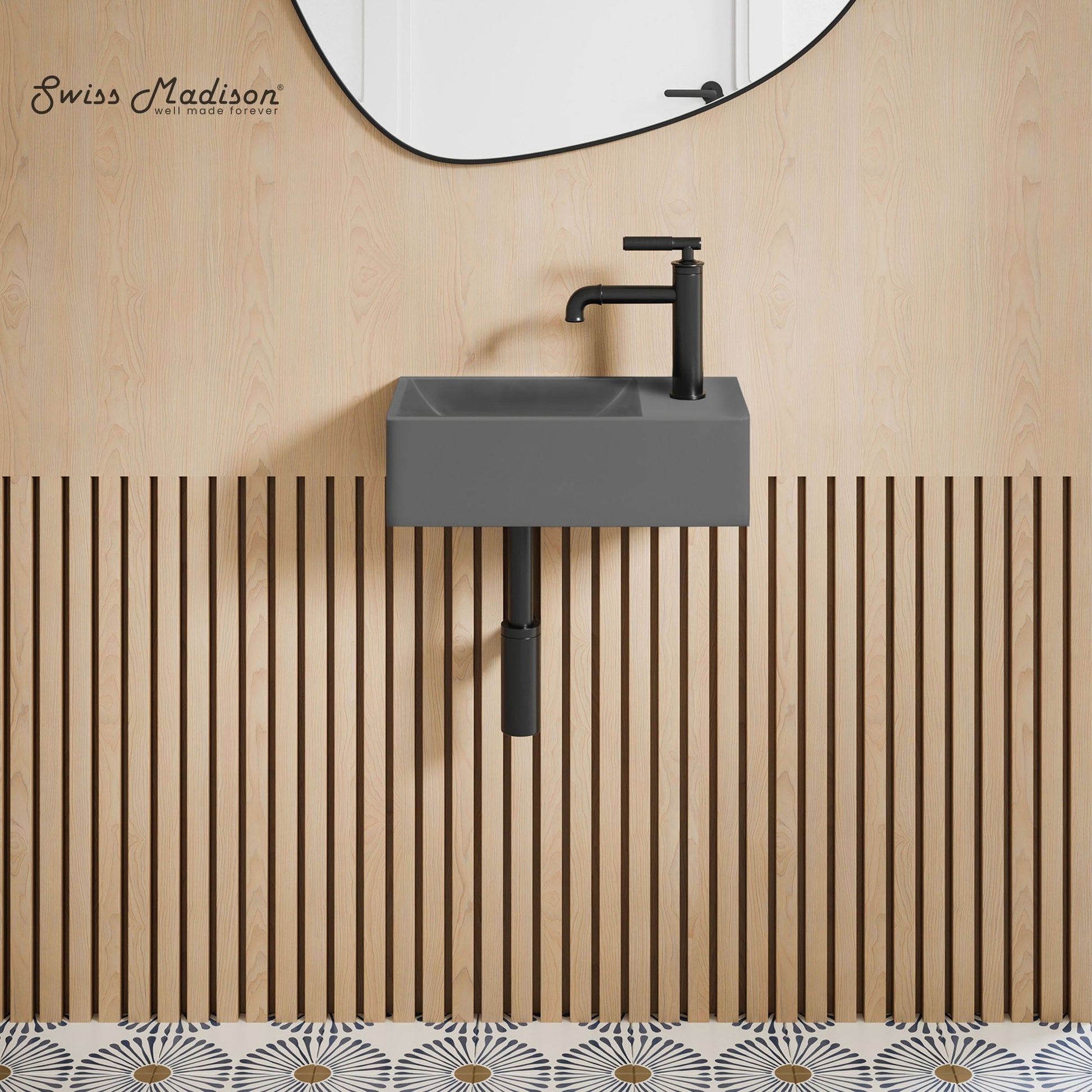 Matte Dark Gray / Right