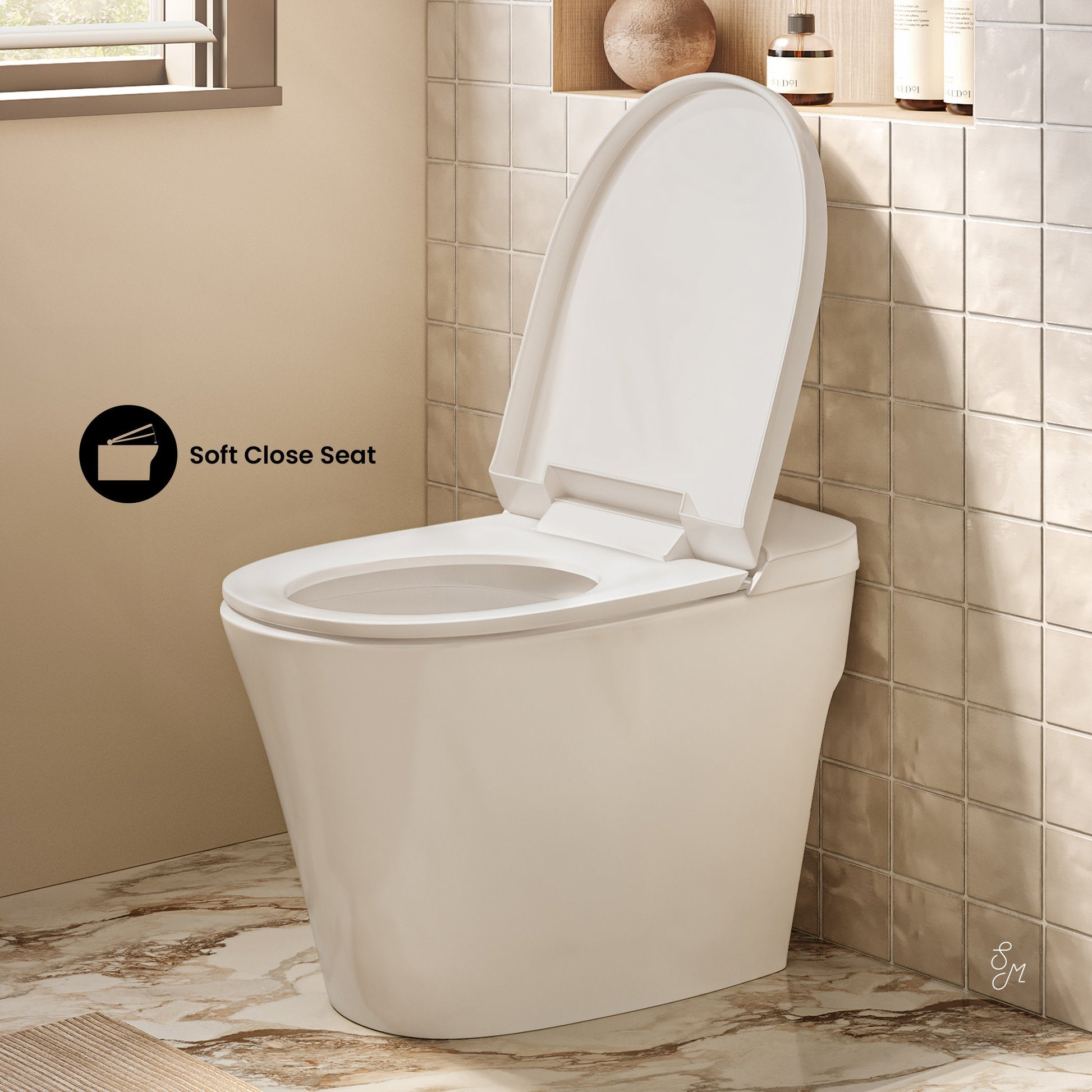 Glossy White / Single - Left