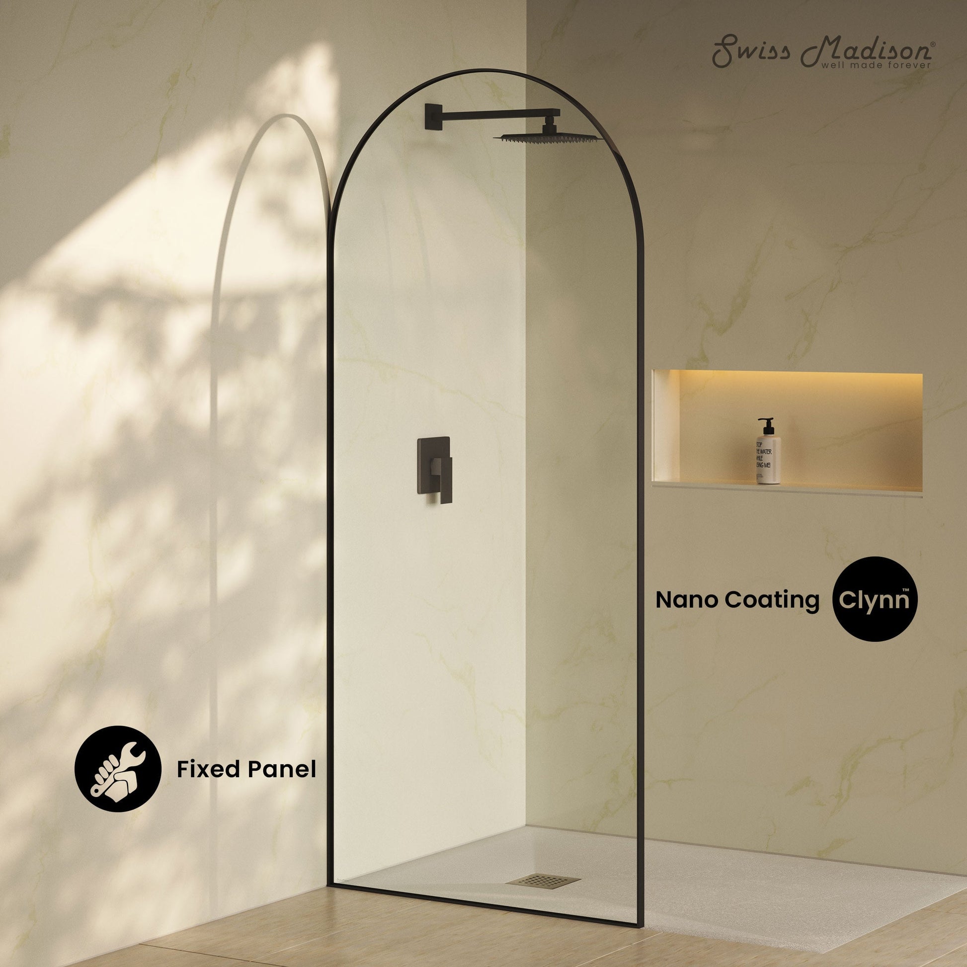 Matte Black / Shower Door