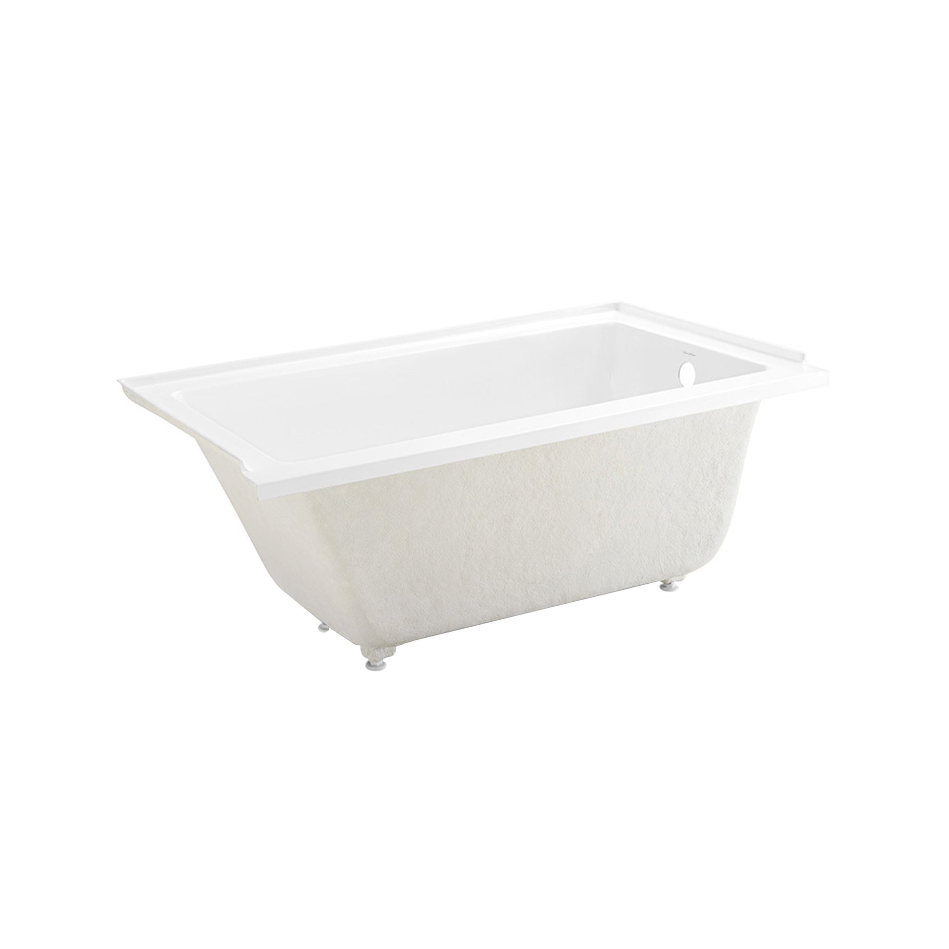 Glossy White / Alcove - No Apron / Right