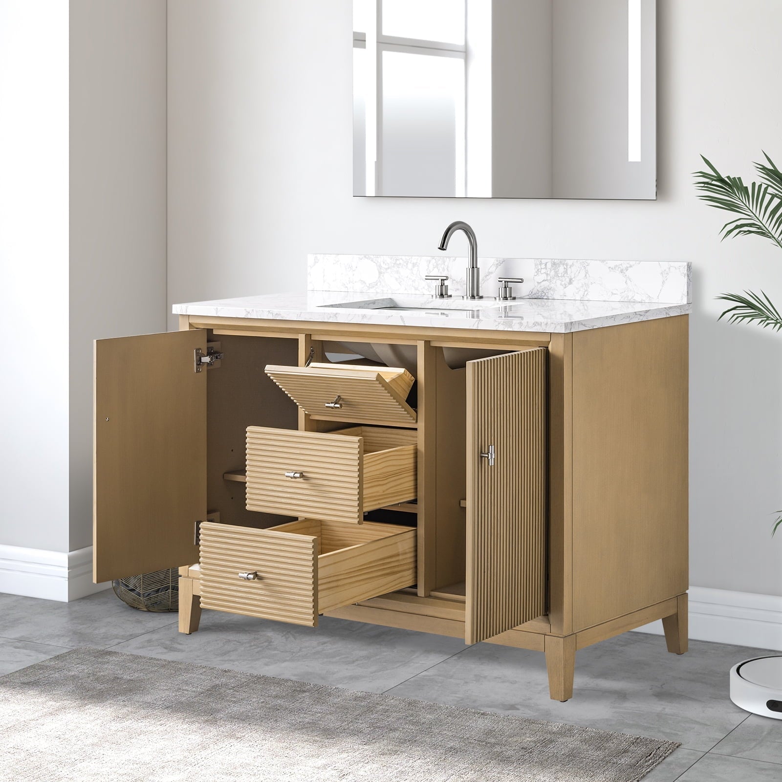 Linear Natural Oak / Brushed Nickel