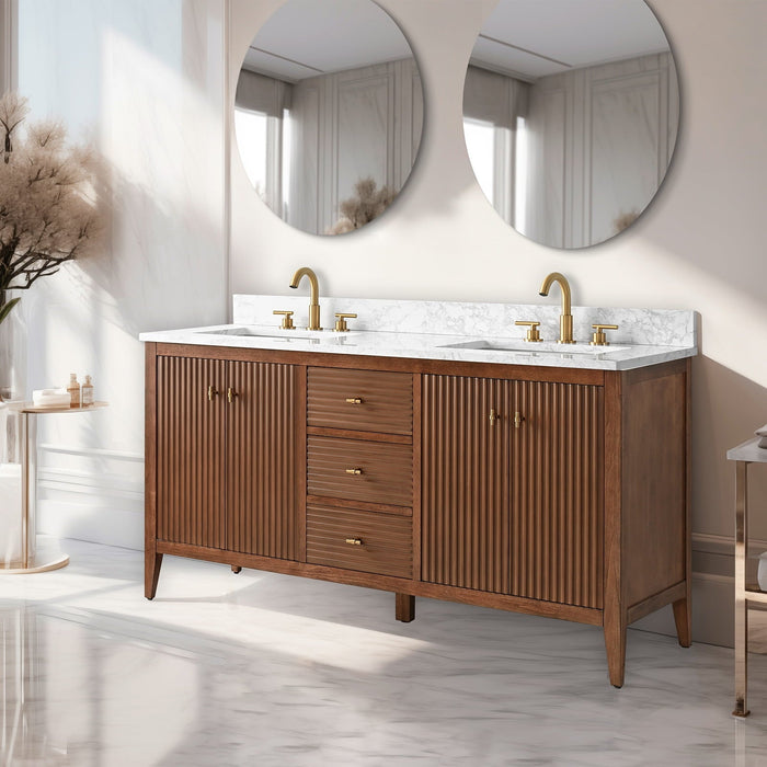 Linear Walnut / Golden Brushed