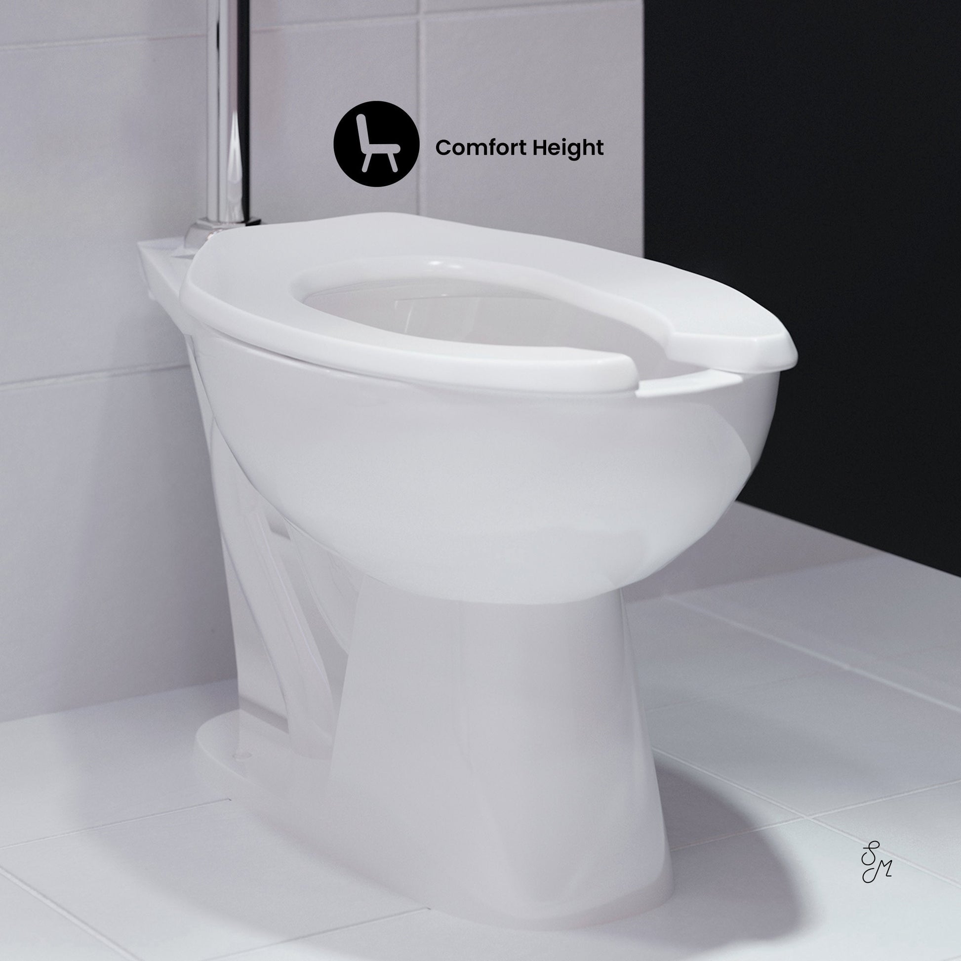 Glossy White / Comfort Height
