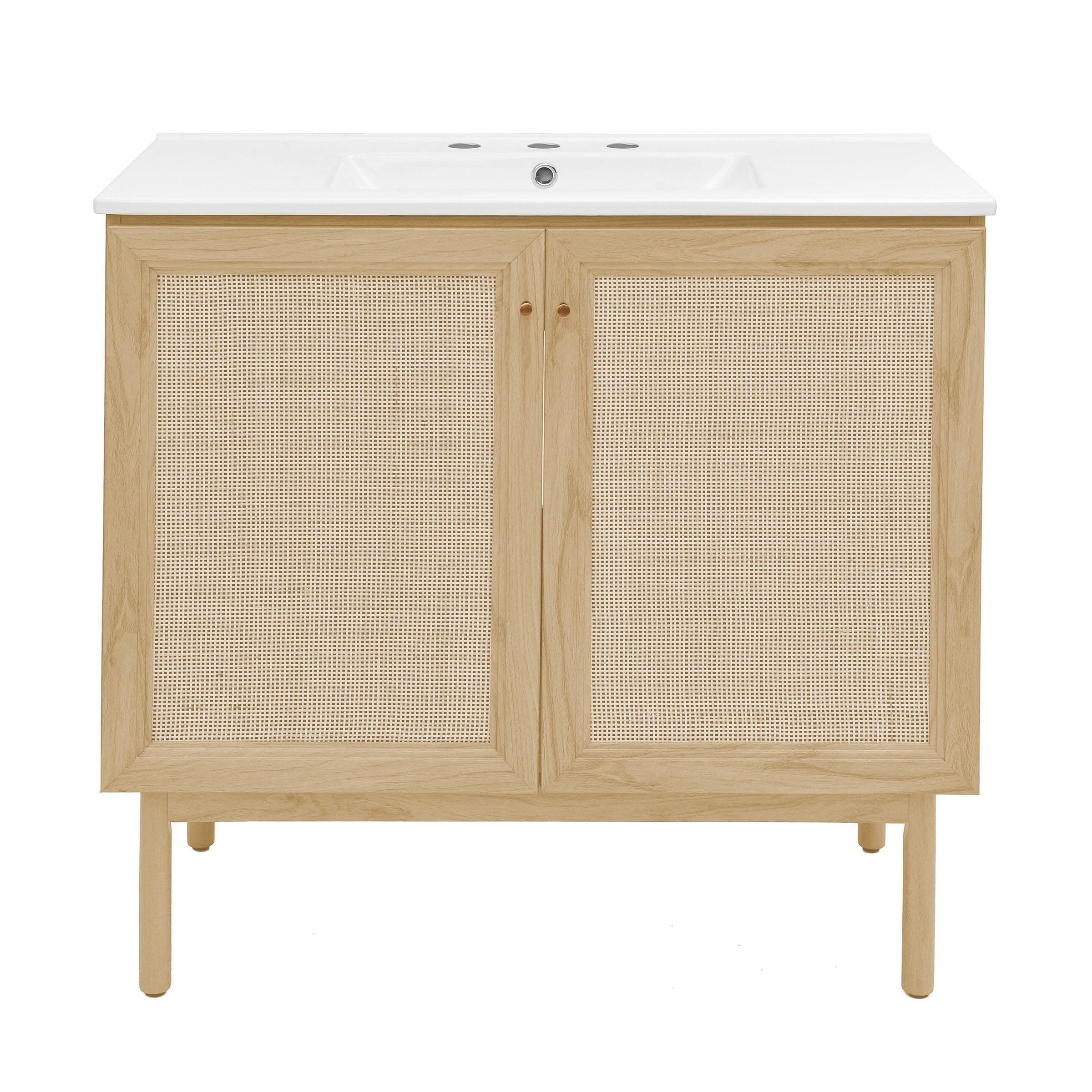 Natural Oak / White / 3-Hole