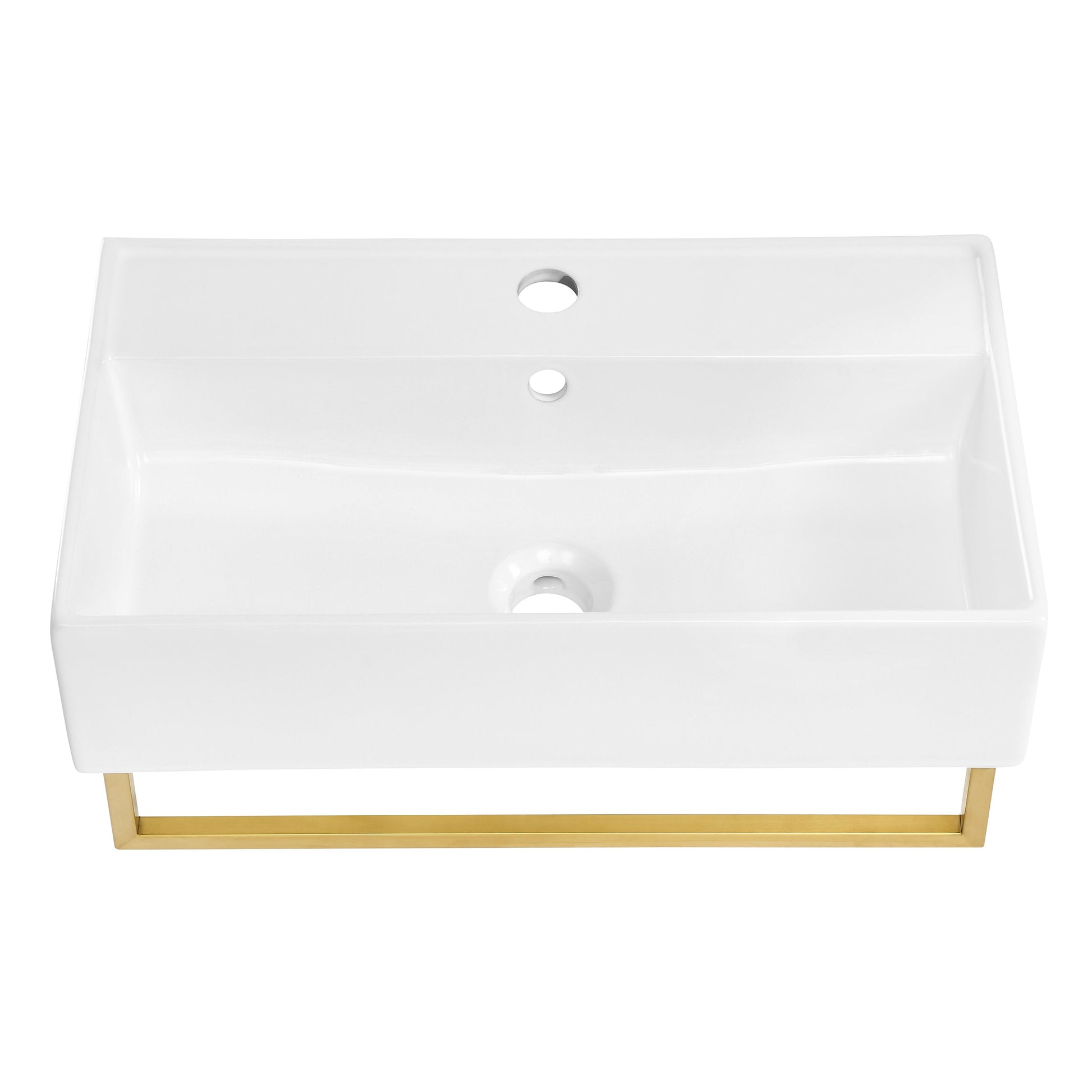 Glossy White / Gold