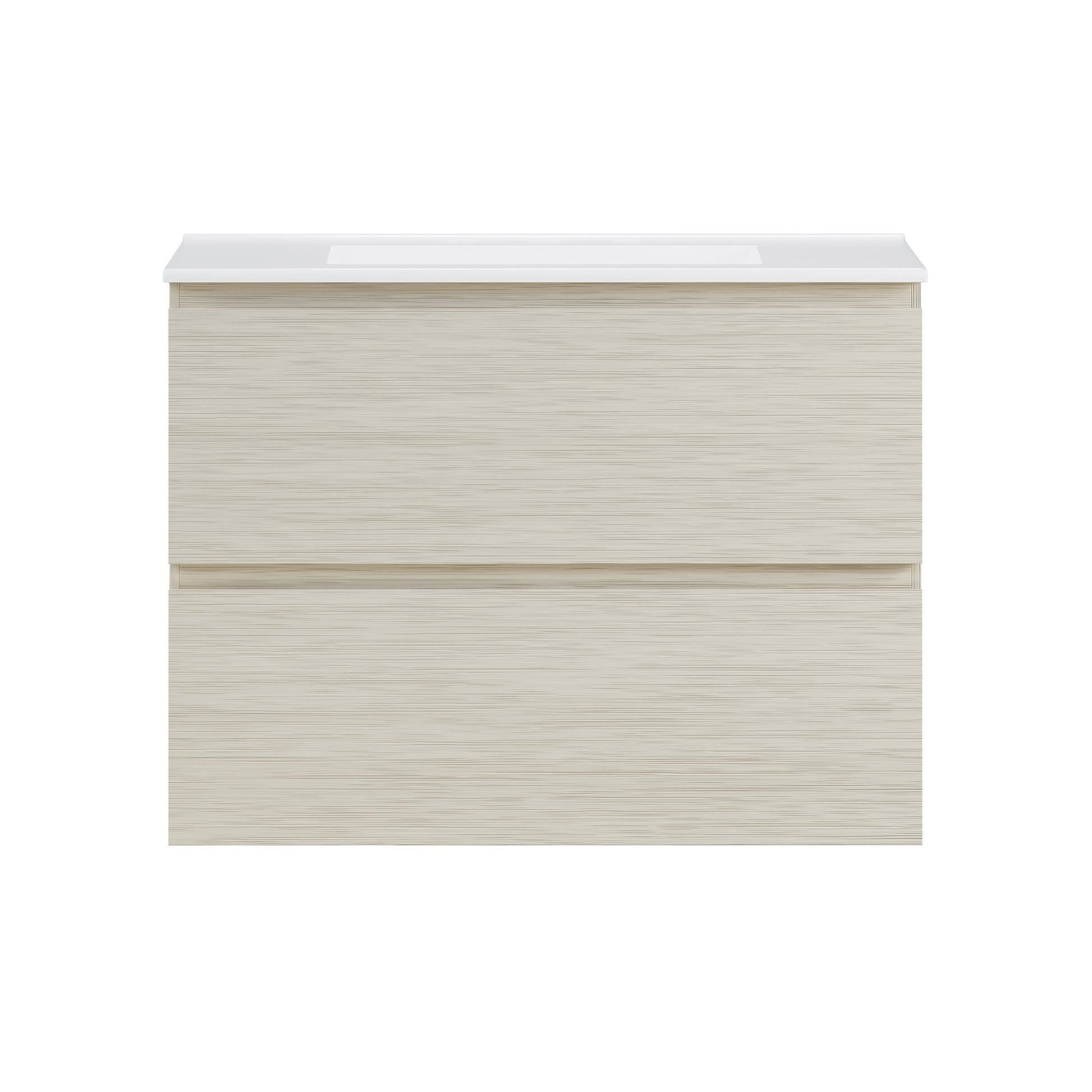 White Oak / Glossy White / 3-Hole