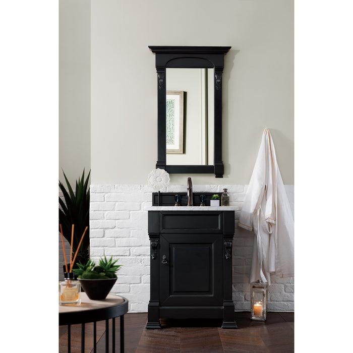 Antique Black / Carrara White - 3 Faucet Holes