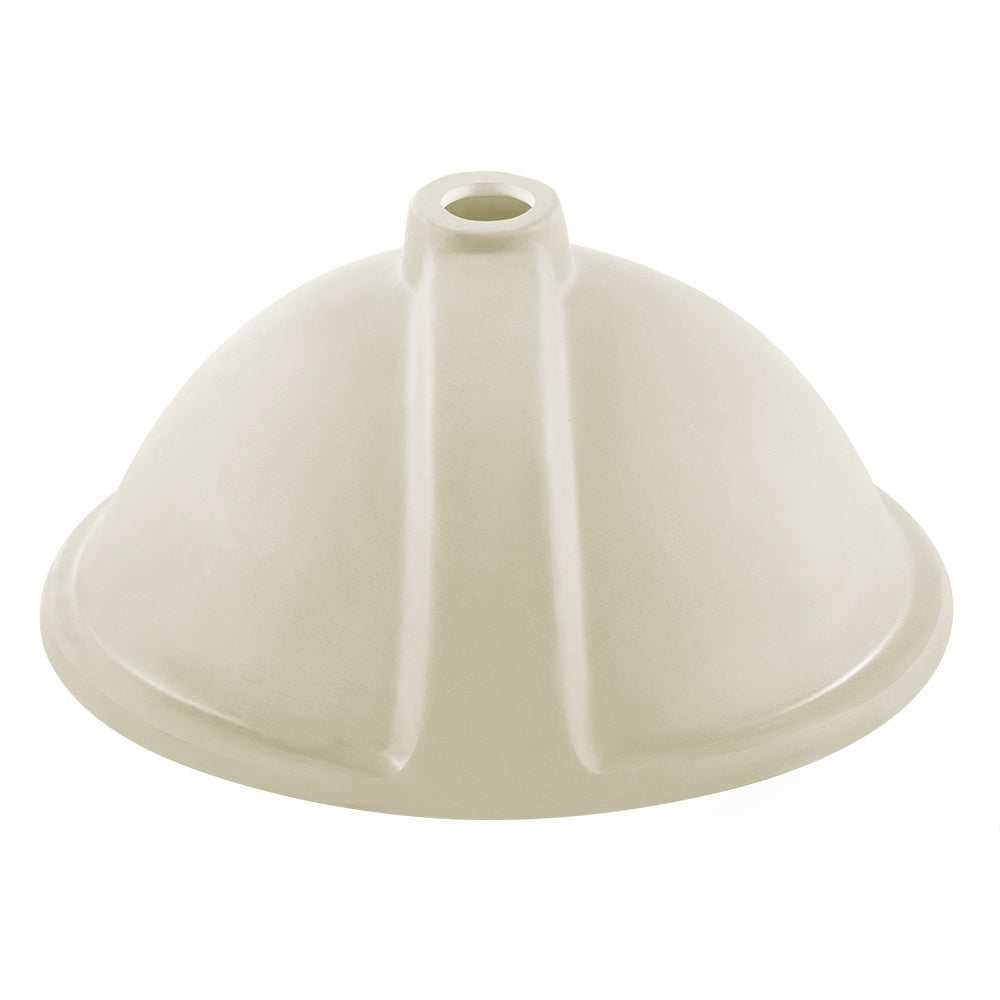 Glossy white / Oval