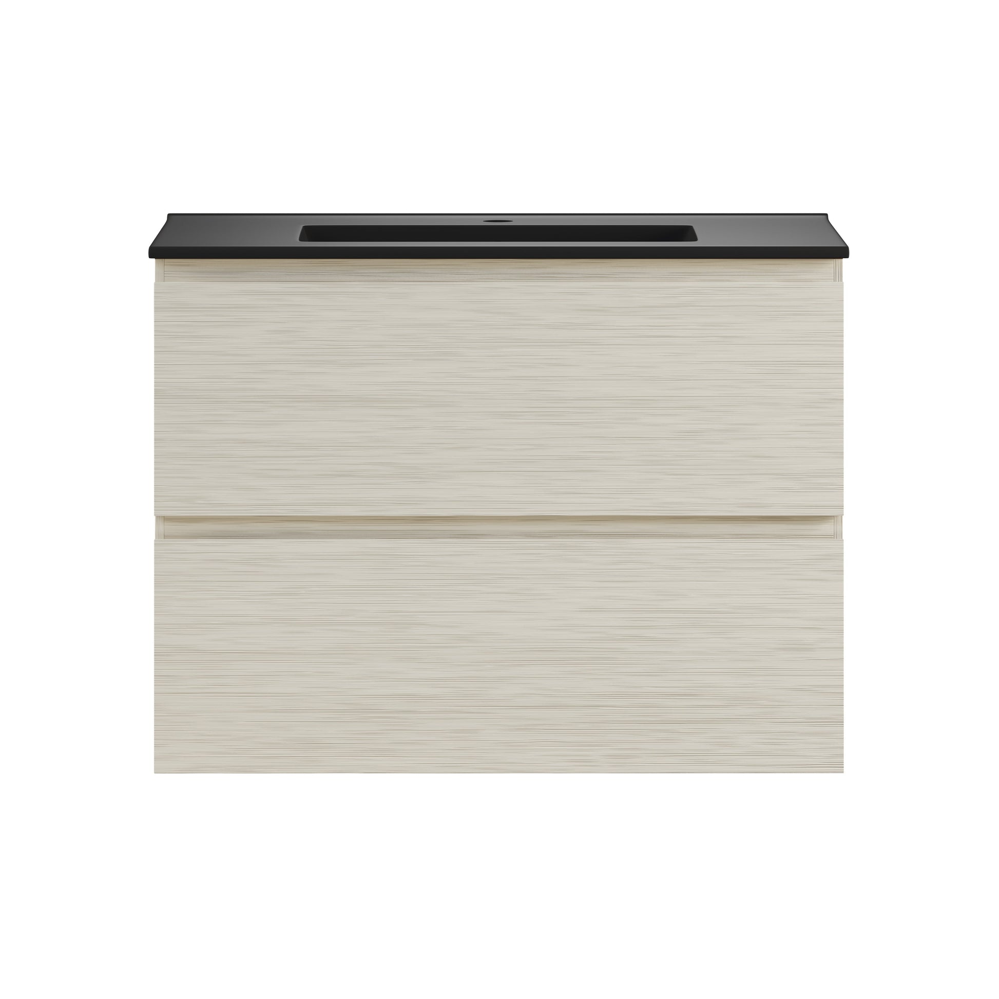 White Oak / Matte Black / 1-Hole