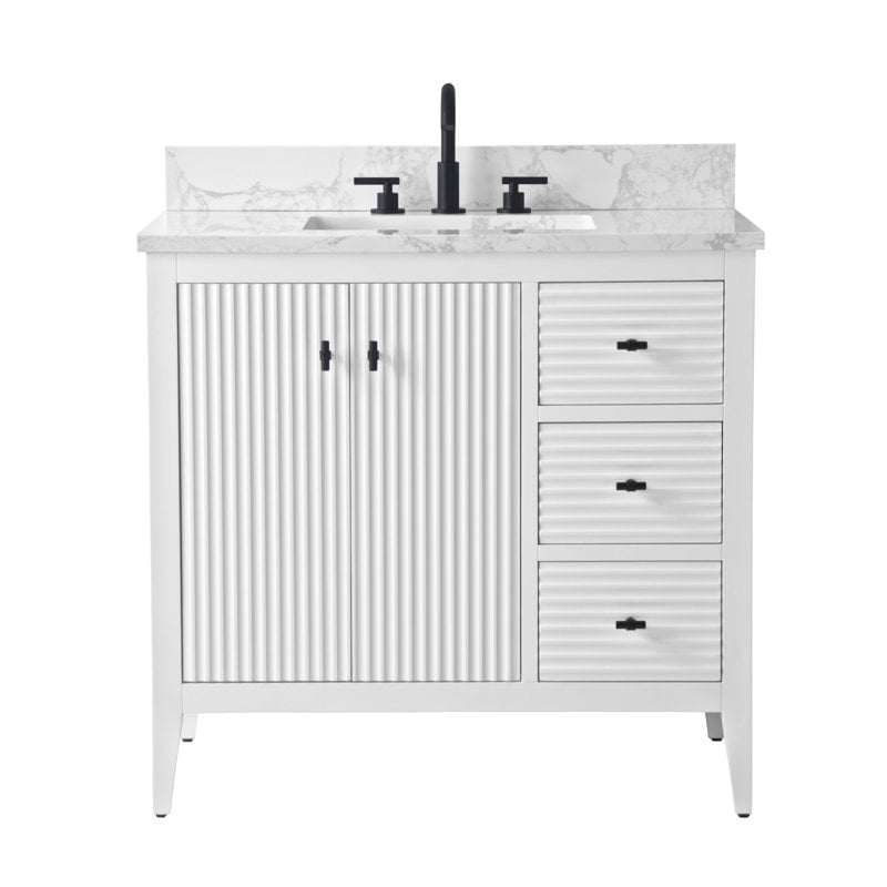 Linear White / Matte Black