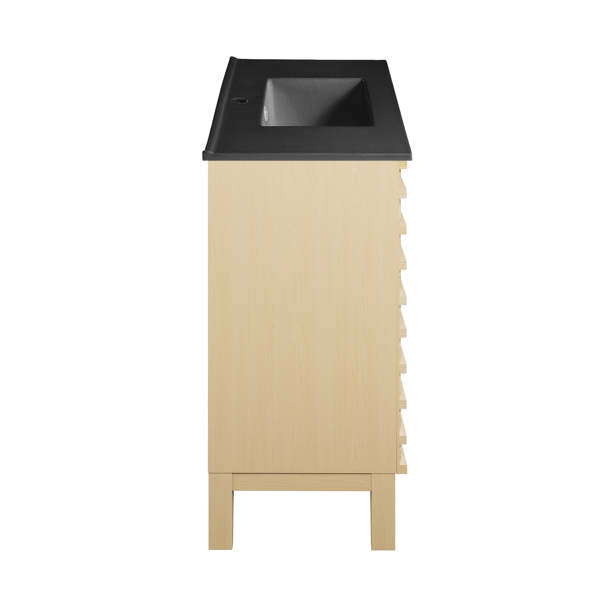 Natural Oak / Matte Black / 3-Hole