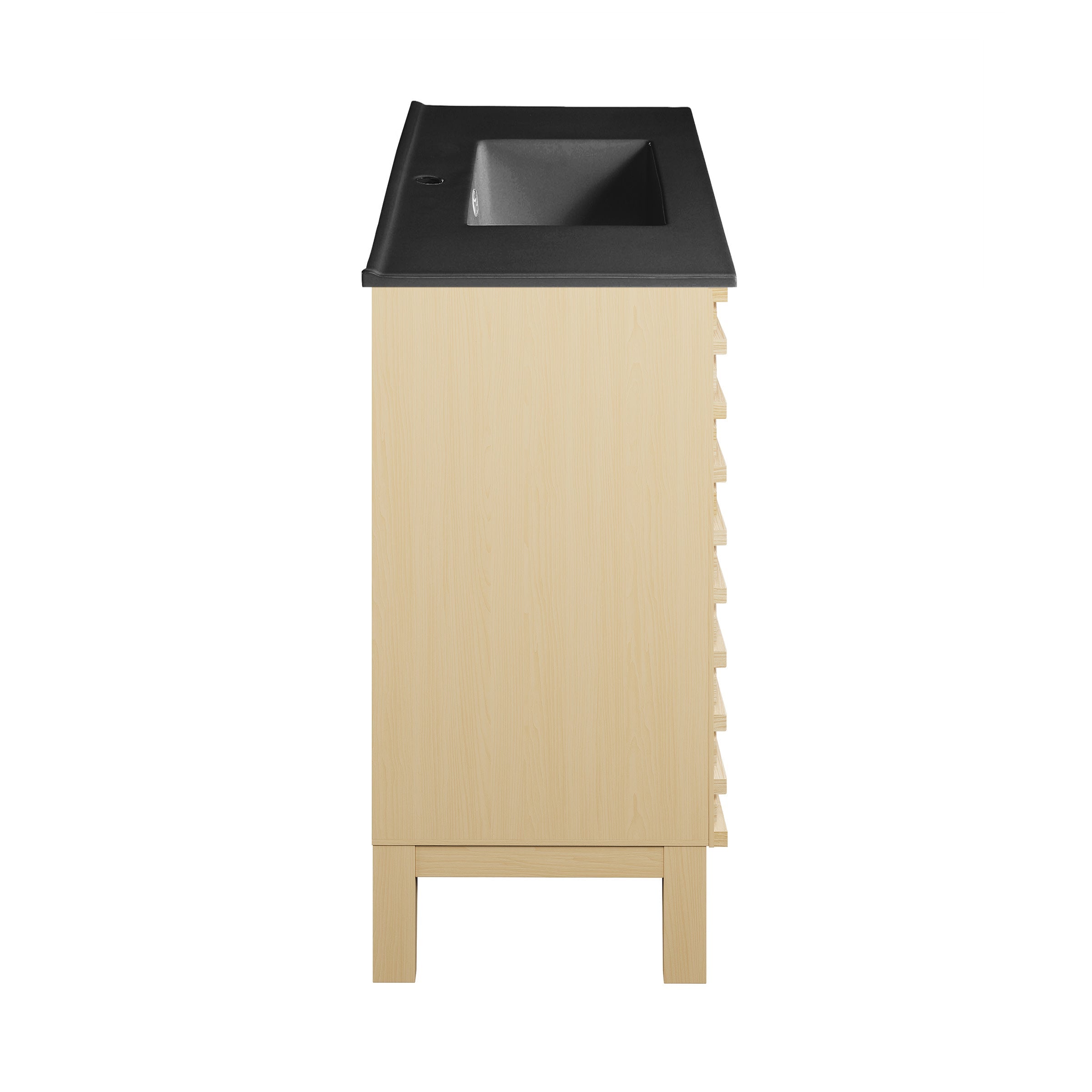 Natural Oak / Matte Black / 3-Hole