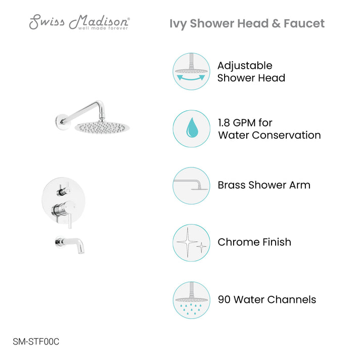 Polished Chrome / Without Hand Sprayer / With Tub Filler
