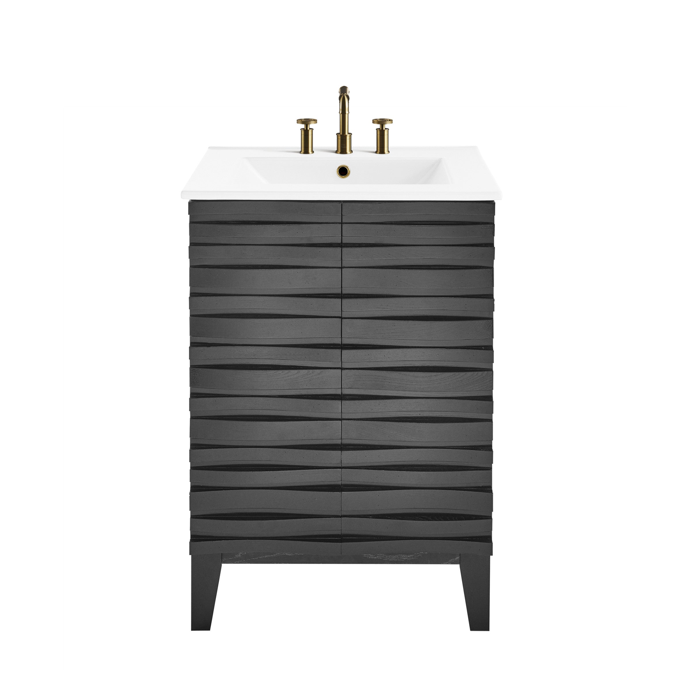 Black Oak / White / 3-Hole