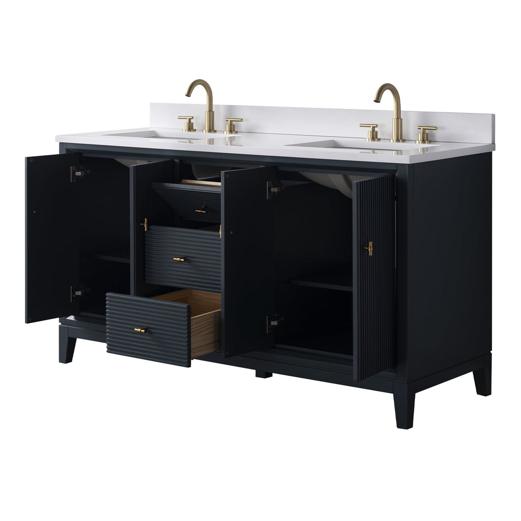 Linear Vintage Spruce Blue / Brushed Nickel