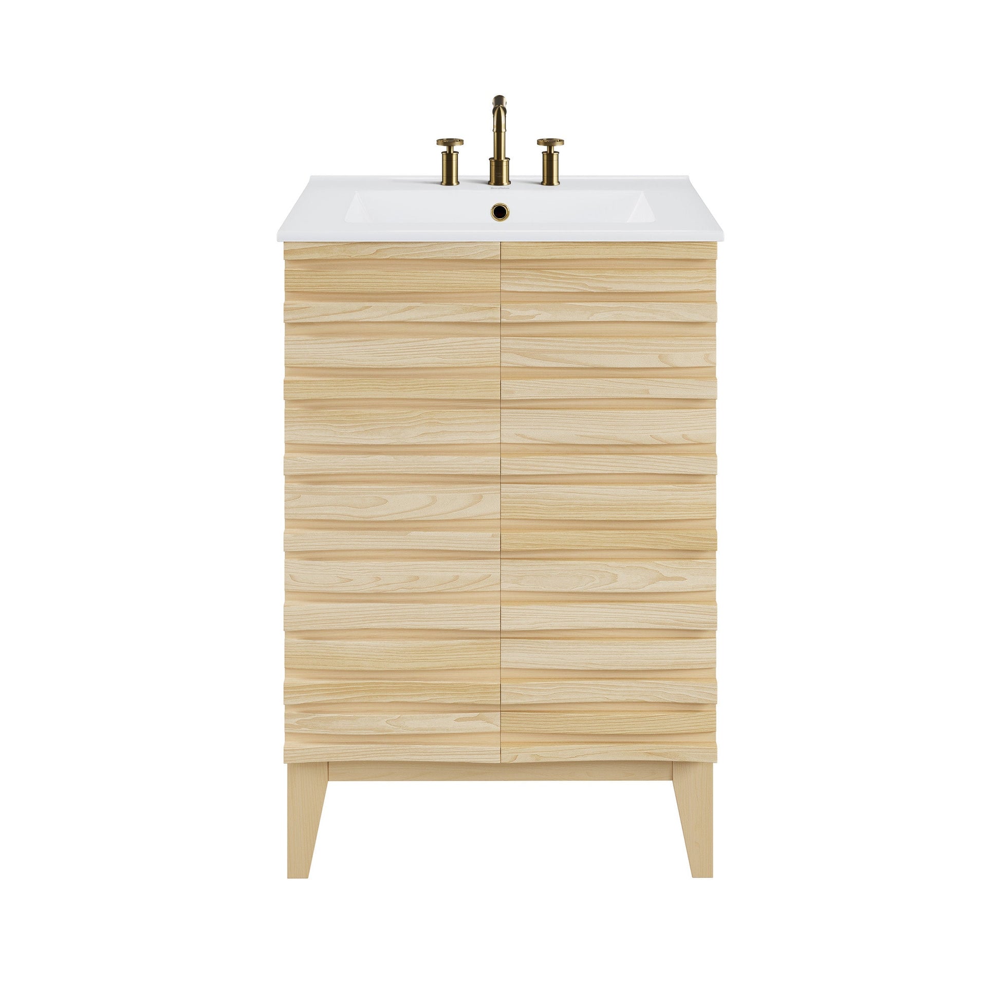 Natural Oak / White / 3-Hole