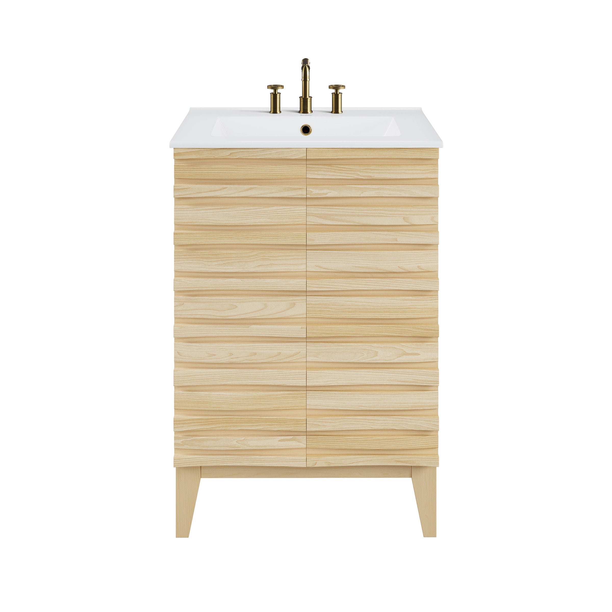 Natural Oak / White / 3-Hole