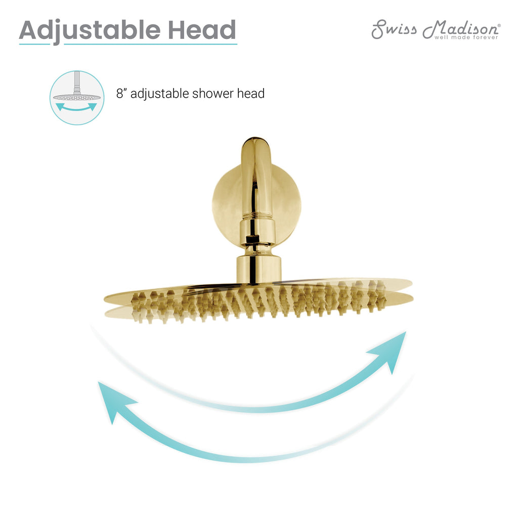 Brushed Gold / Without Hand Sprayer / Without Tub Filler