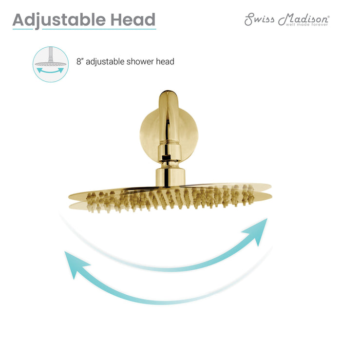Brushed Gold / Without Hand Sprayer / Without Tub Filler