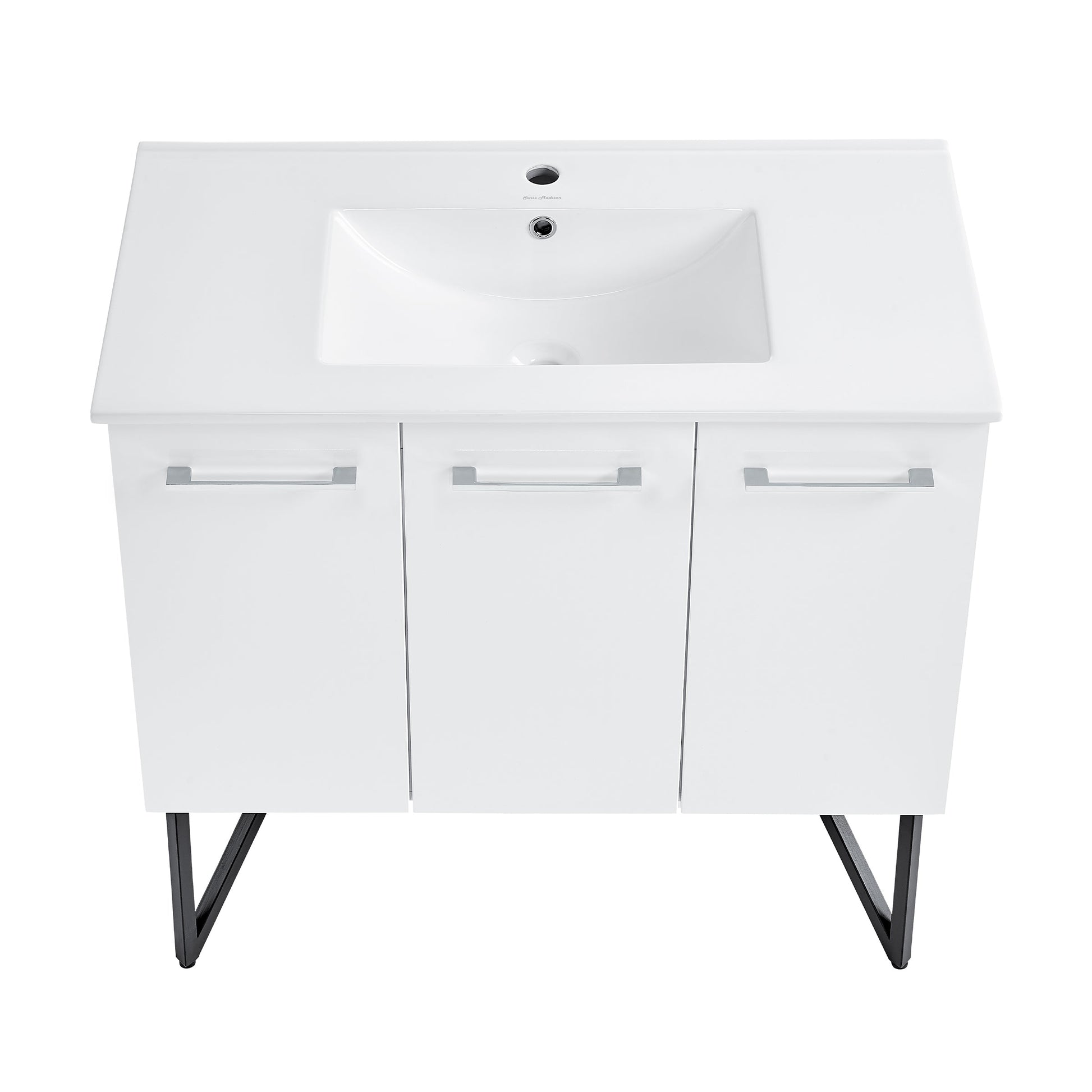 White / White / 1-Hole