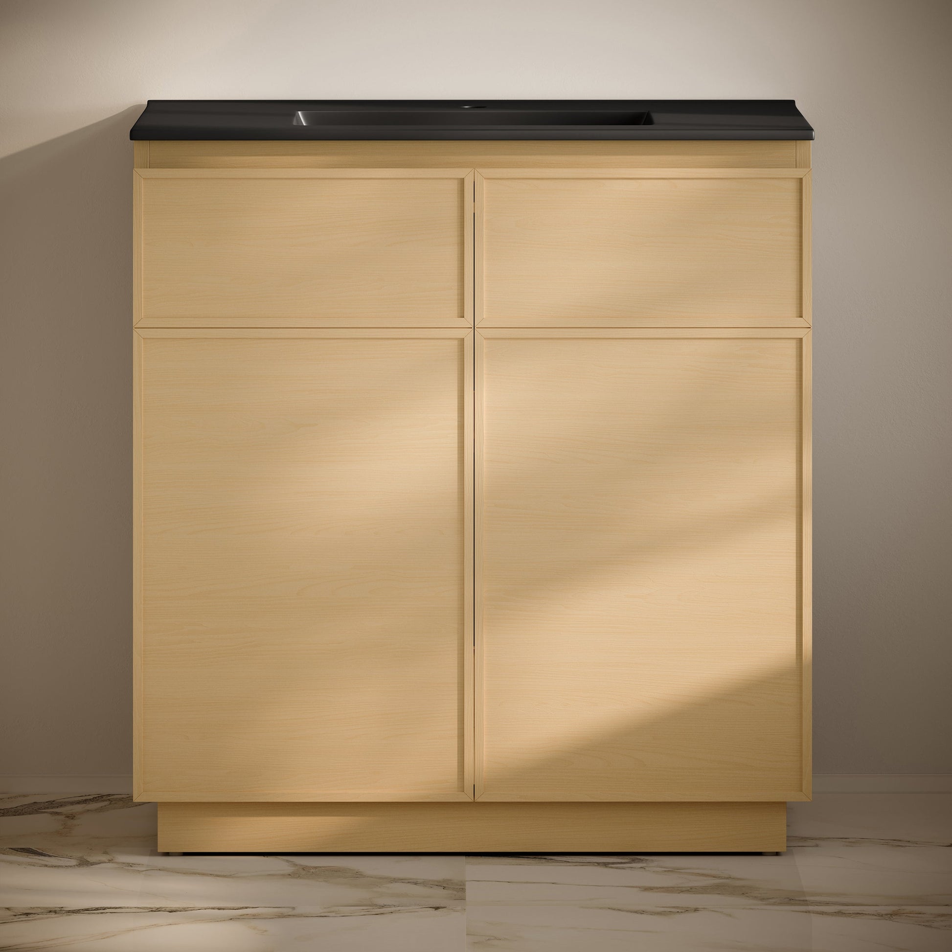 Natural Oak / Black / 1-Hole