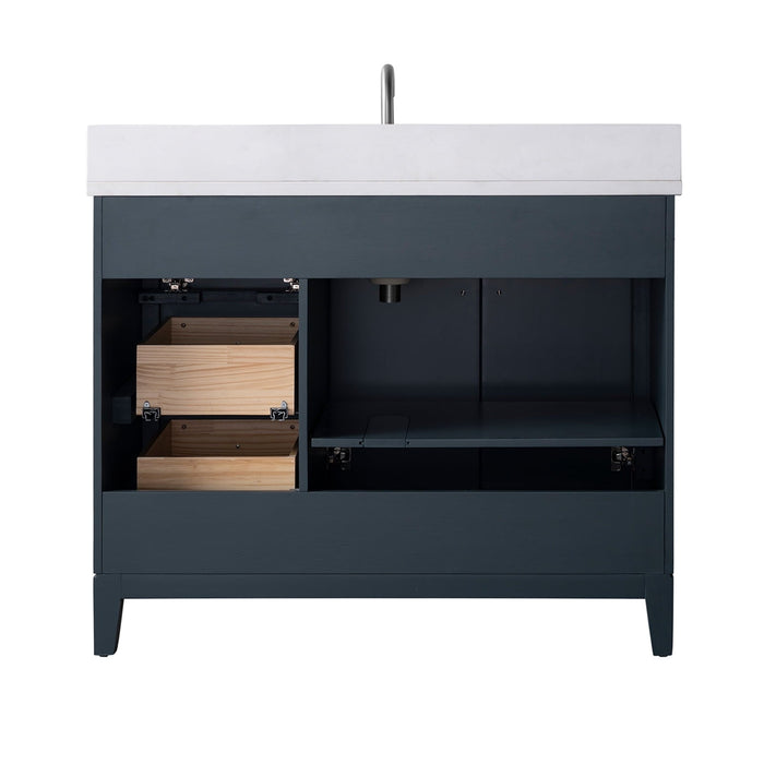 Linear Vintage Spruce Blue / Brushed Nickel