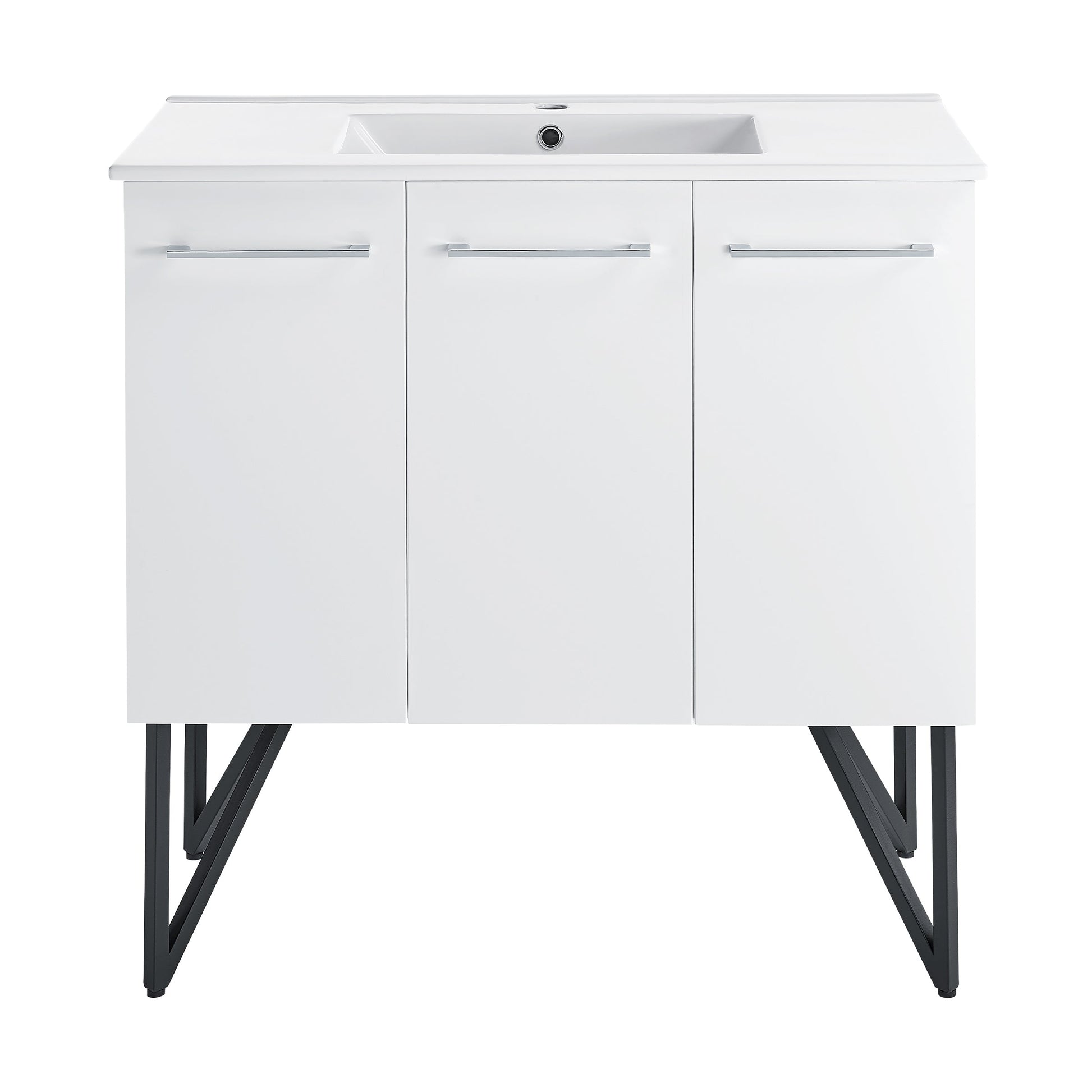 White / White / 1-Hole