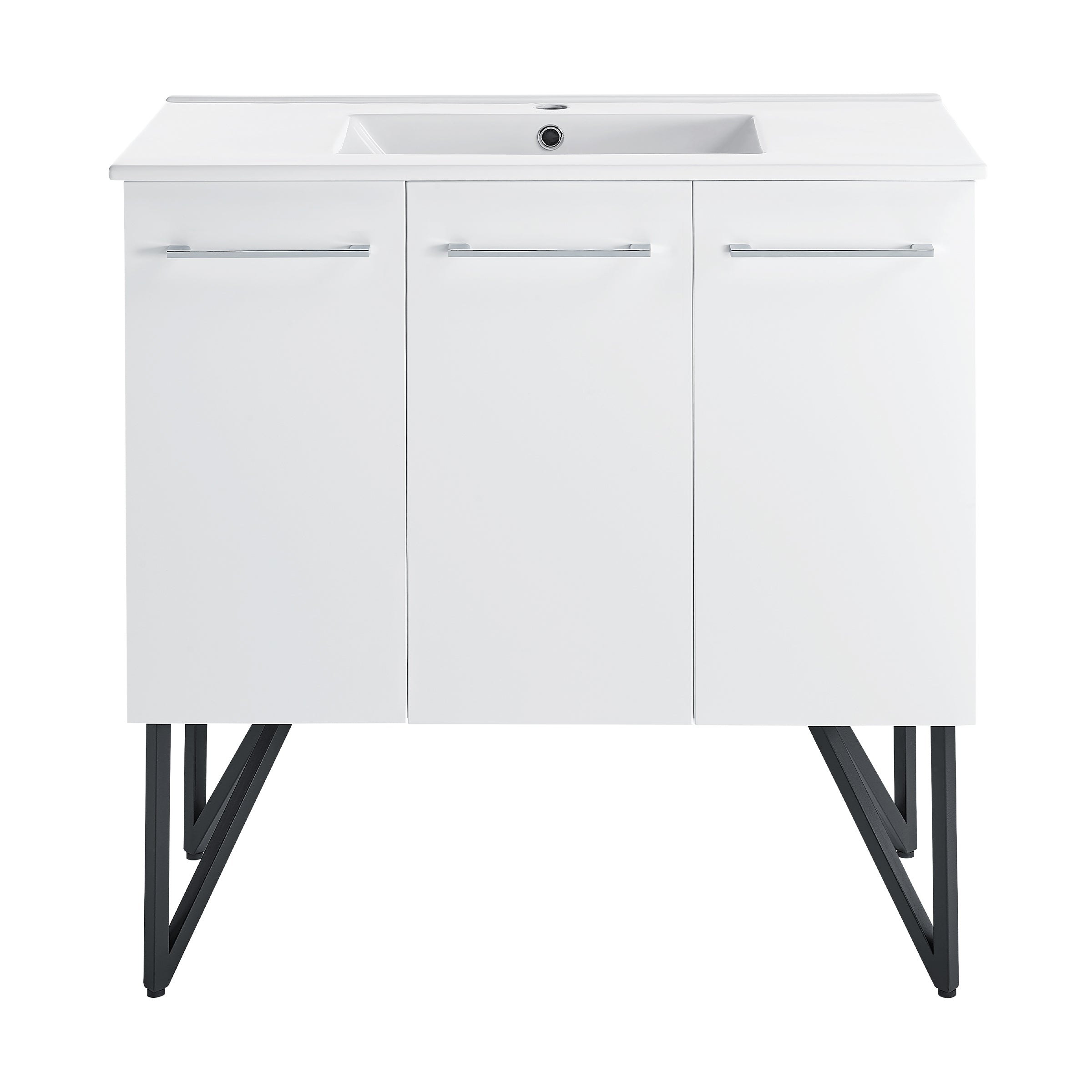 White / White / 1-Hole