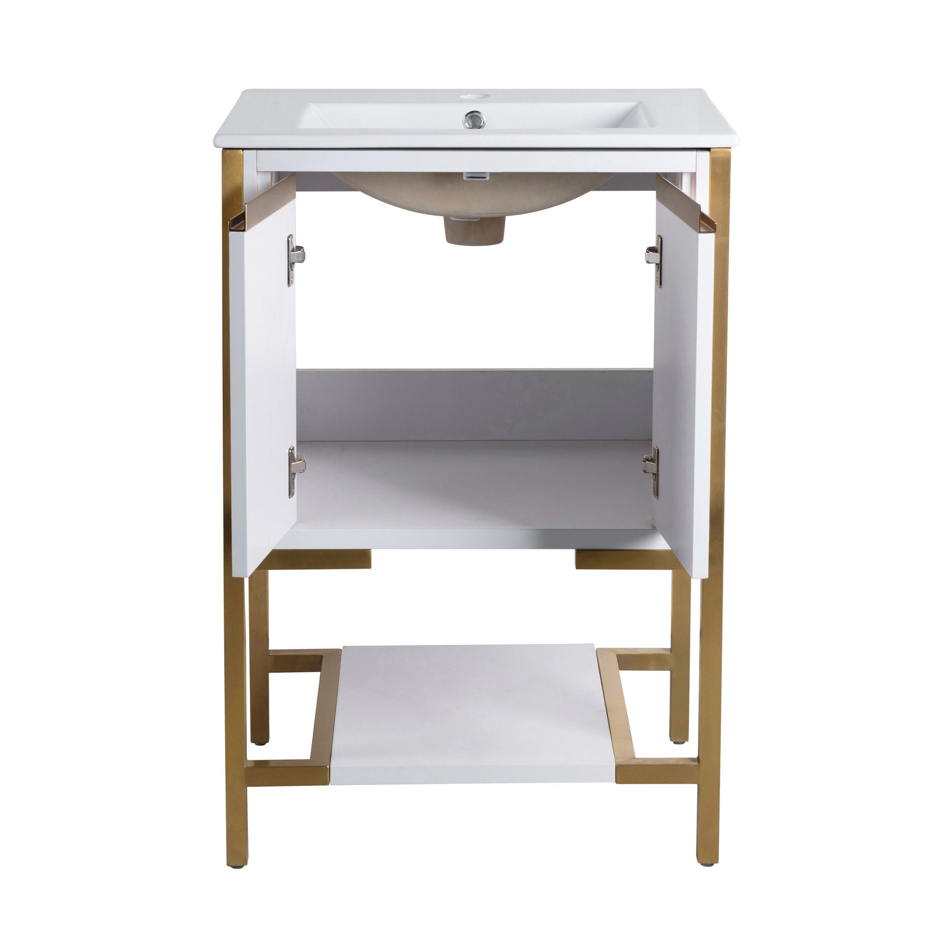 White / White / 1-Hole