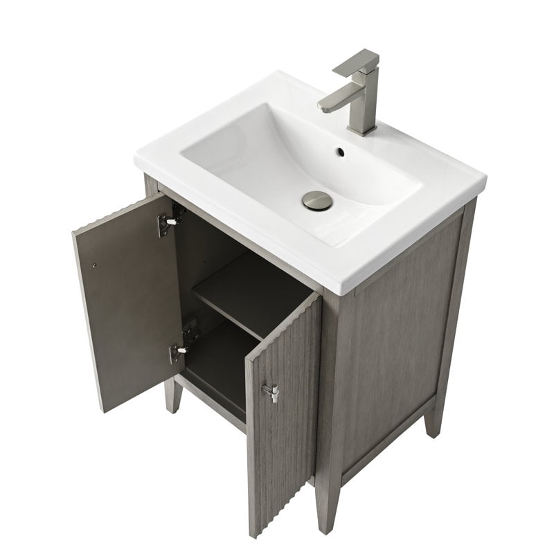 Linear Driftwood Gray / Brushed Nickel