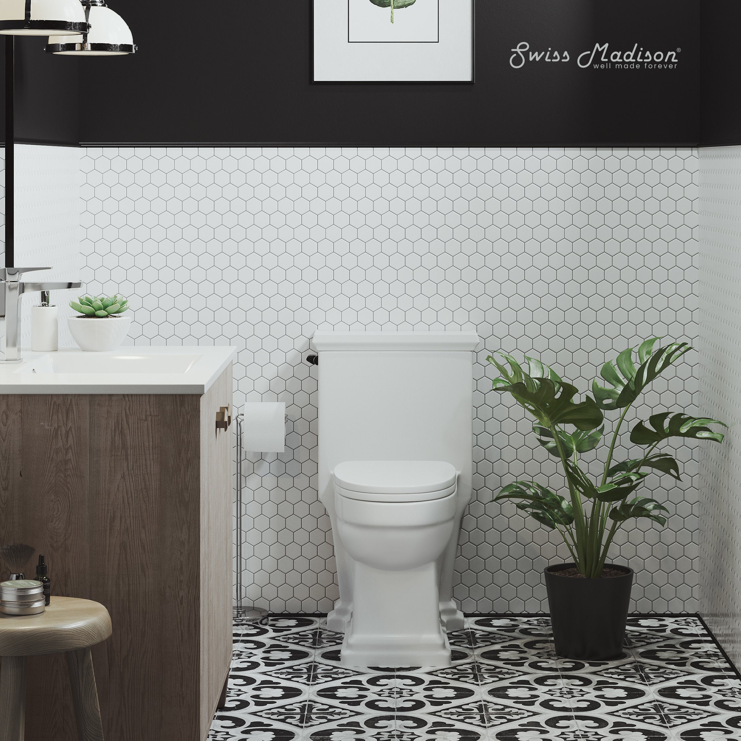 Glossy White / Single - Left