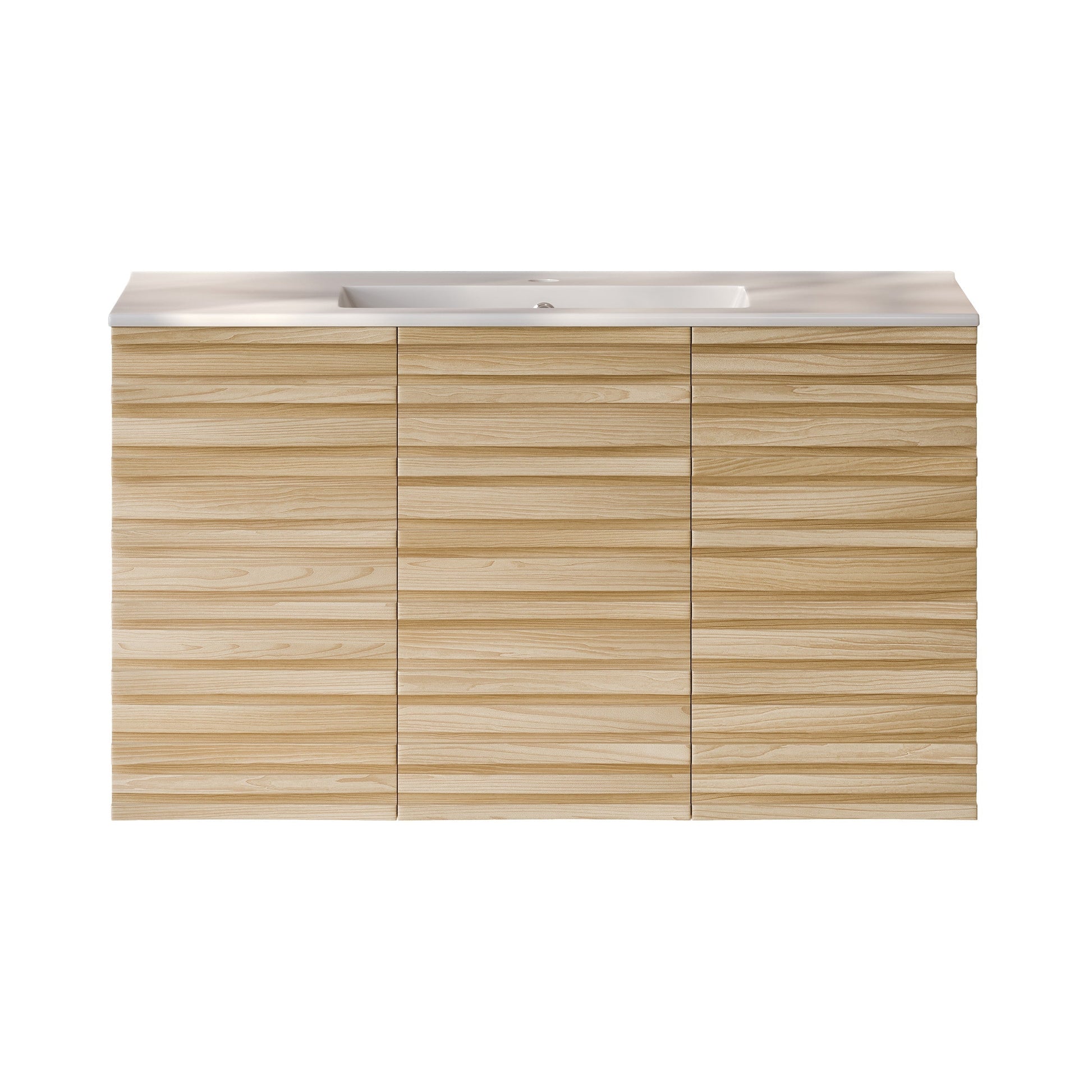 Natural Oak / White / 1-Hole